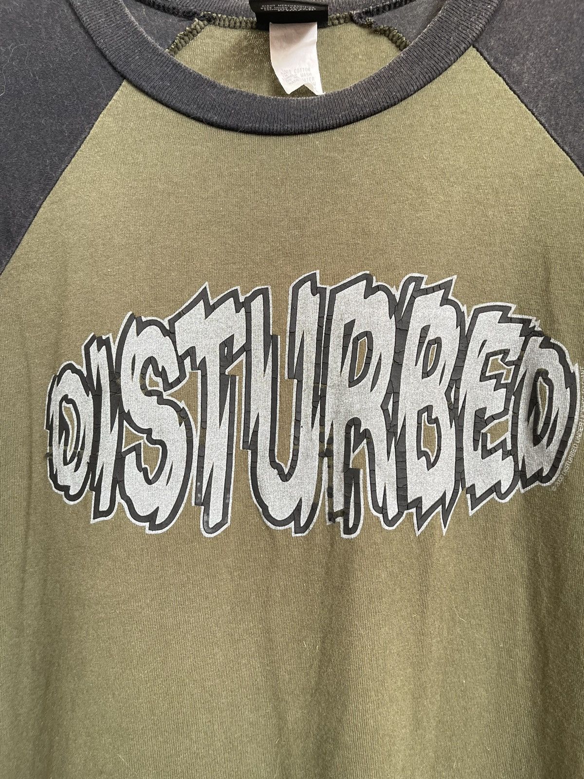 Vintage Vintage 2000 Disturbed Baseball 2 Tones Shirt Size US L / EU 52-54 / 3 - 3 Thumbnail