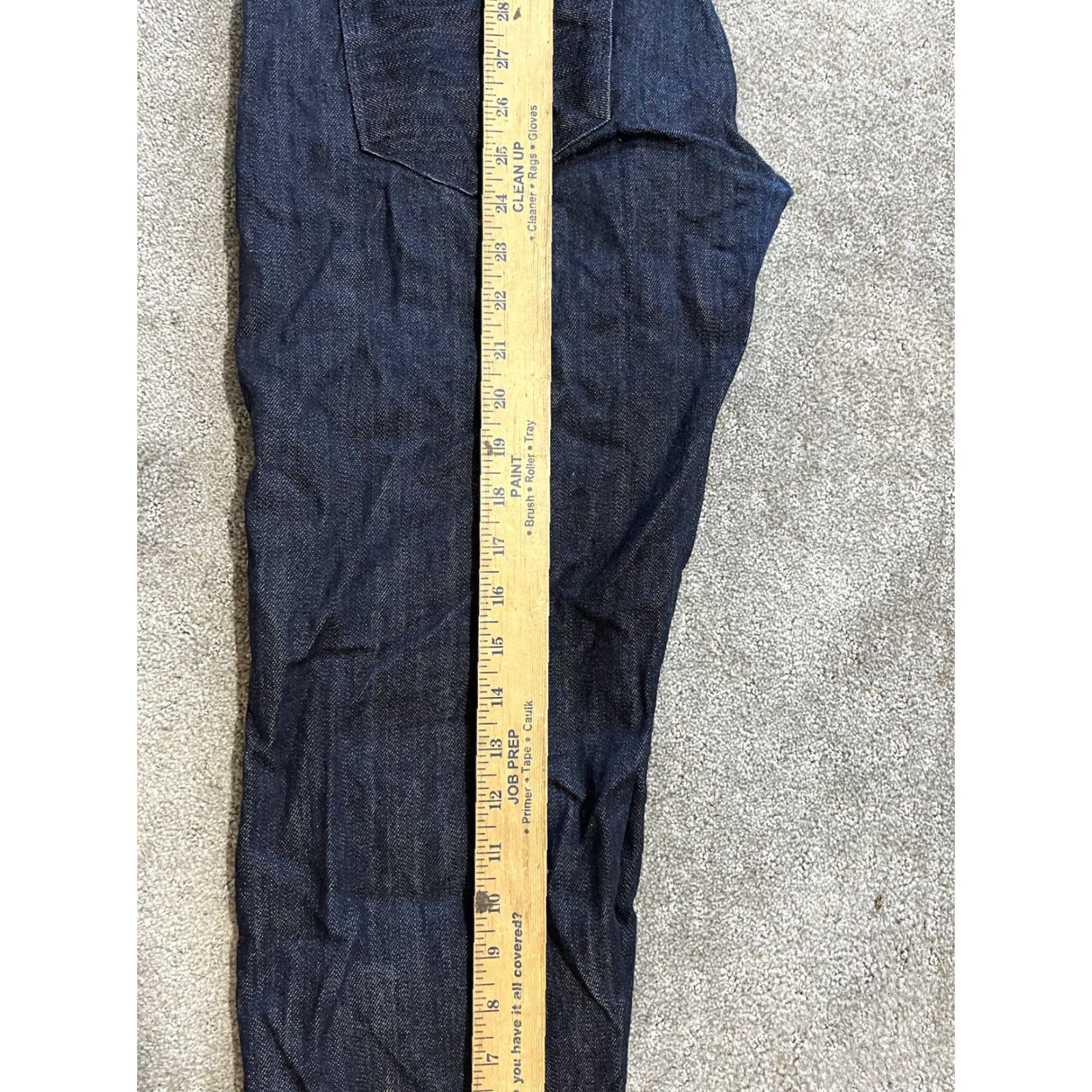3x1 VINTAGE 3x1 Men’s NYC M4 Selvedge Straight In Maker Dark Blue 32x25 Jeans Mens Size US 32 / EU 48 - 7 Thumbnail