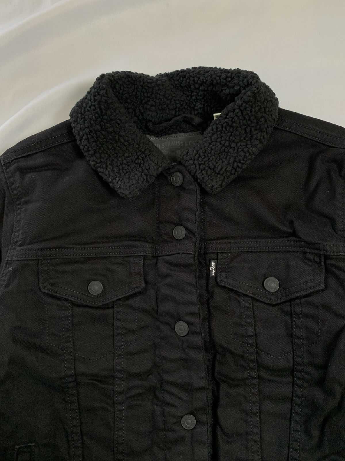 Levi's Levis sherpa jackets black 2000s Size US S / EU 44-46 / 1 - 6 Thumbnail