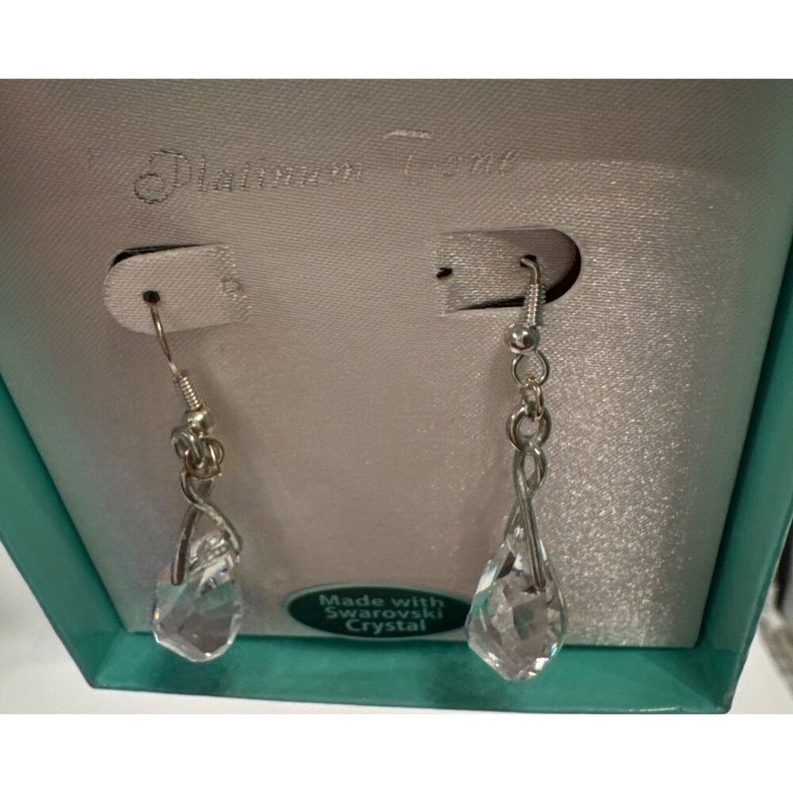 Swarovski Swarovski Crystal Teardrop Dangle Earrings New in Box Size ONE SIZE - 4 Thumbnail