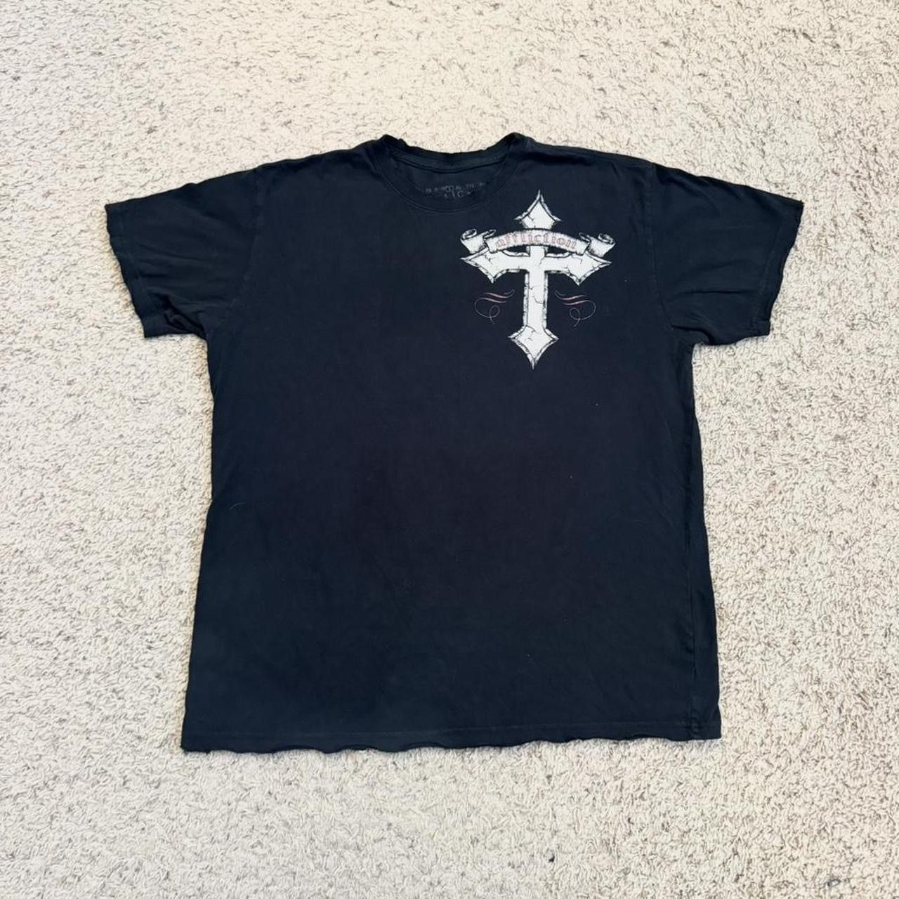 Affliction Y2K Vintage Affliction Cross Graphic Tee L Size US L / EU 52-54 / 3 - 2 Thumbnail