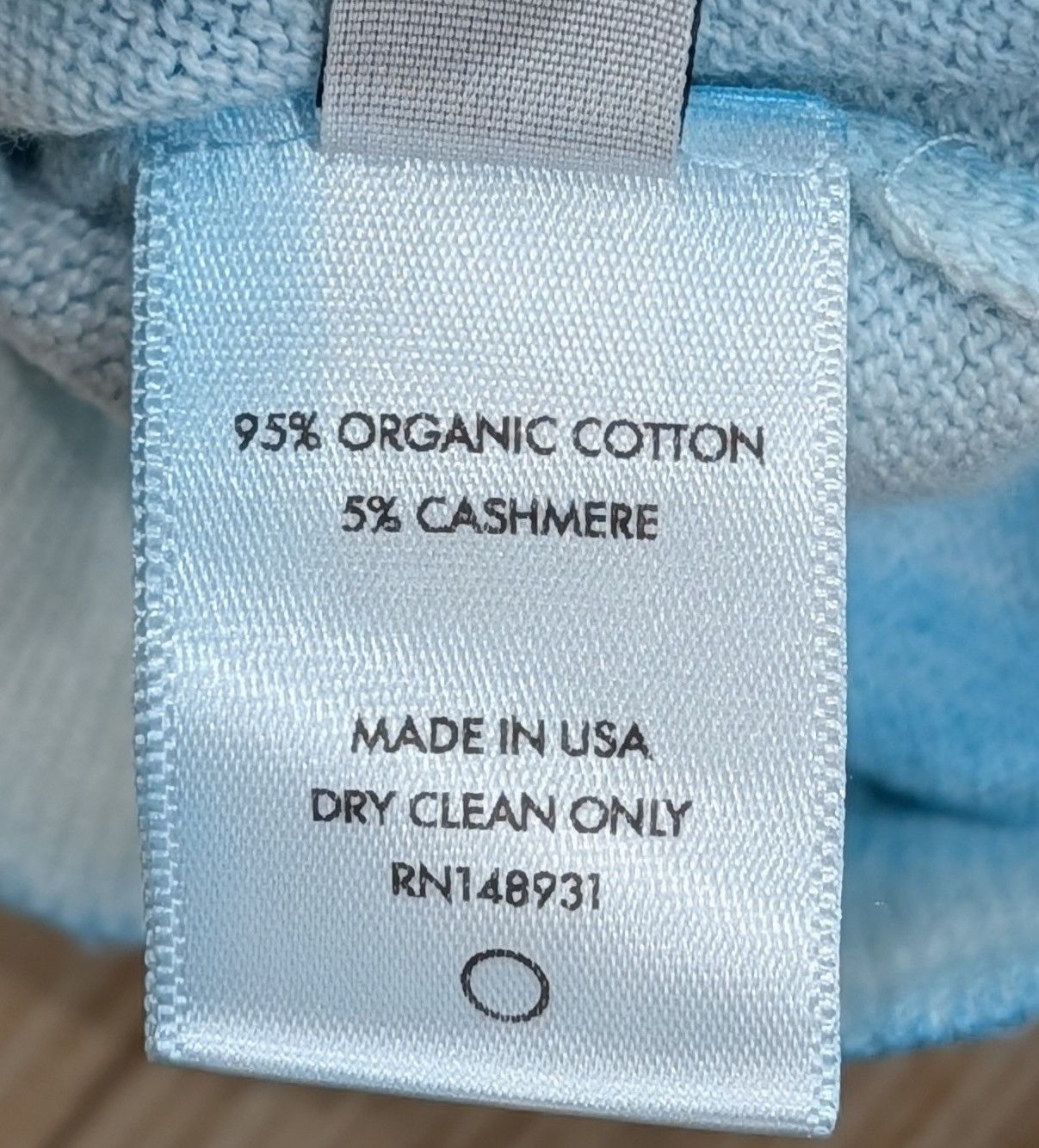 The Elder Statesman The Elder Statesman Cotton/Cashmere Sweater Ivory/Blue Large Size US L / EU 52-54 / 3 - 6 Thumbnail