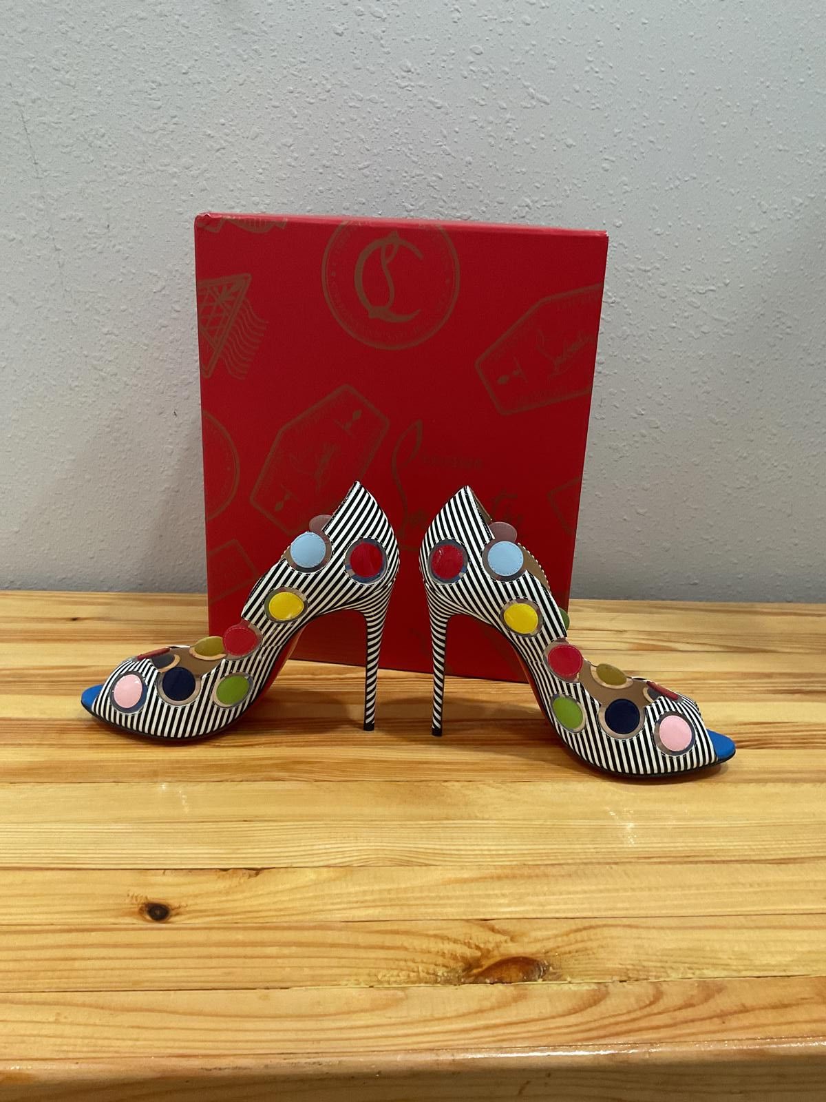 Christian Louboutin Lady Bug Louboutin Heels Size US 7 / IT 37 - 4 Thumbnail