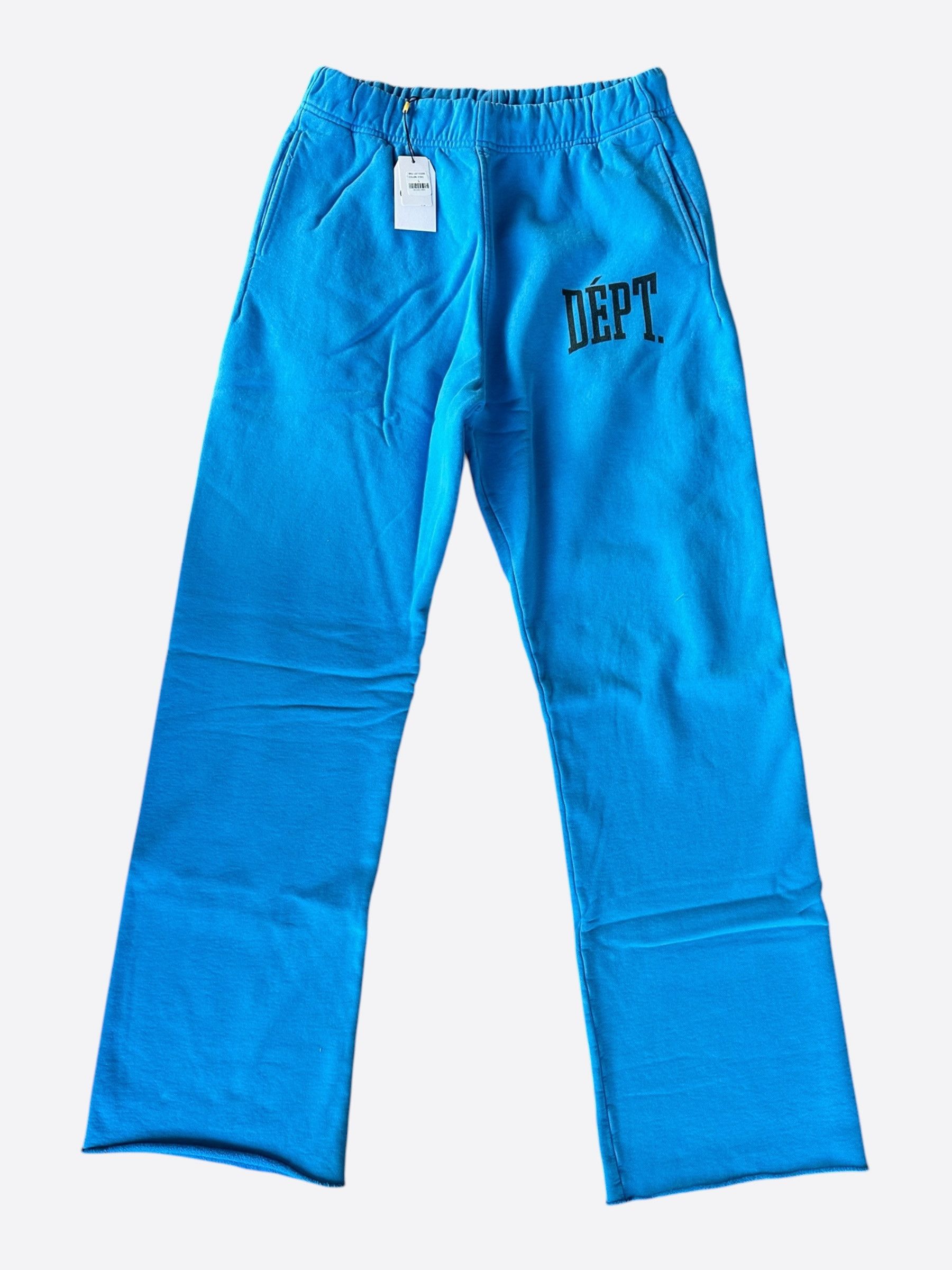 Gallery Dept. Gallery Dept Blue & Black Dept Logo Sweatpants Size US 28 / EU 44 - 1 Thumbnail