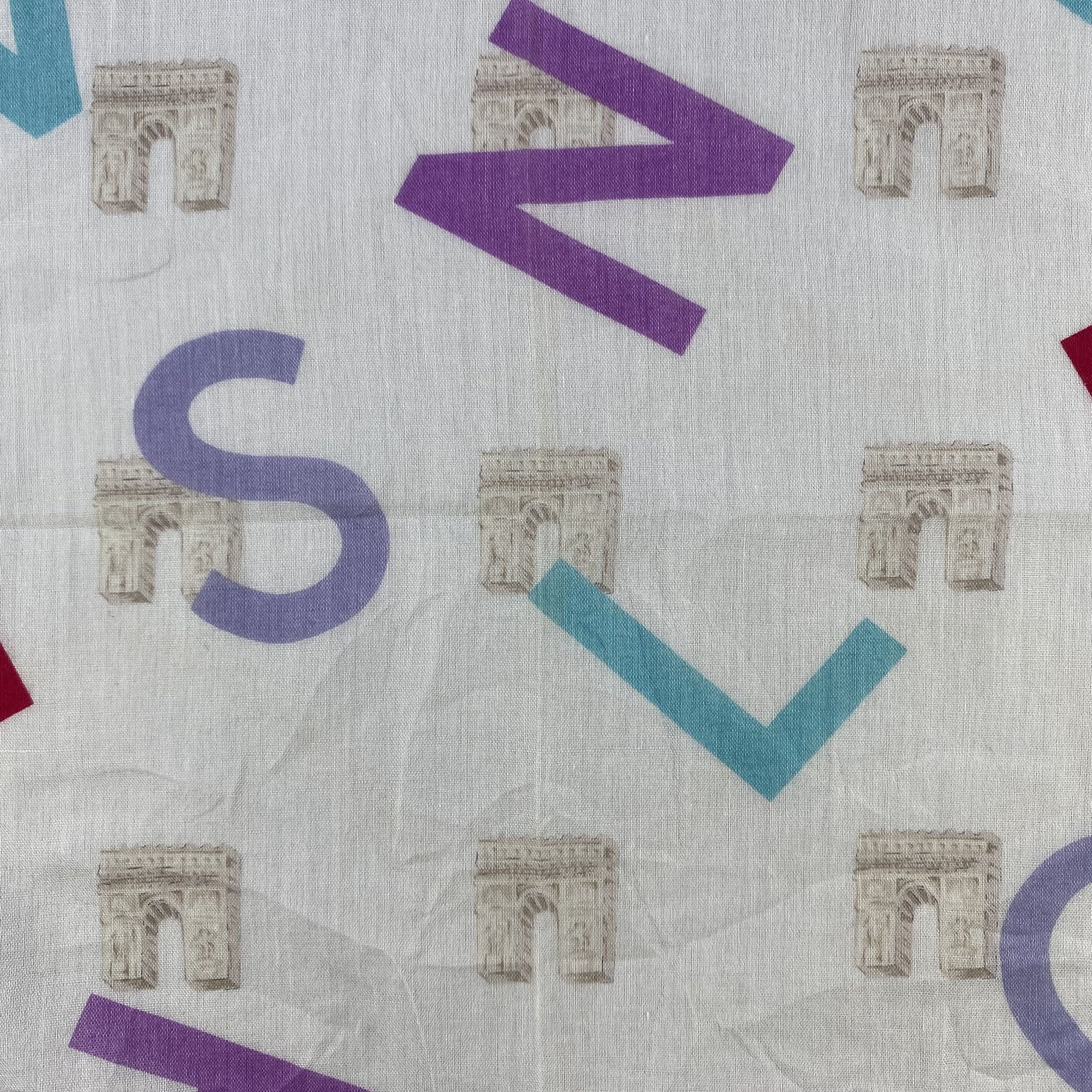 Celine × Vintage Celine Bandana/ Handkerchief / Neckerchief Size ONE SIZE - 4 Thumbnail