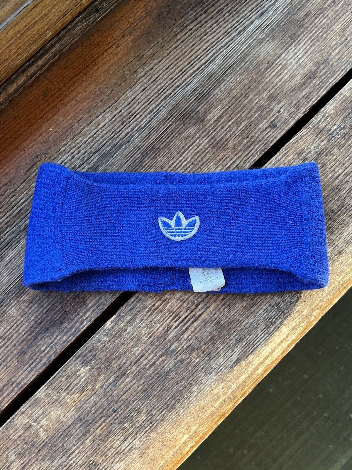 Adidas × Vintage Vintage Headband Beanie Adidas GorpCore Knitted Size ONE SIZE - 1 Thumbnail