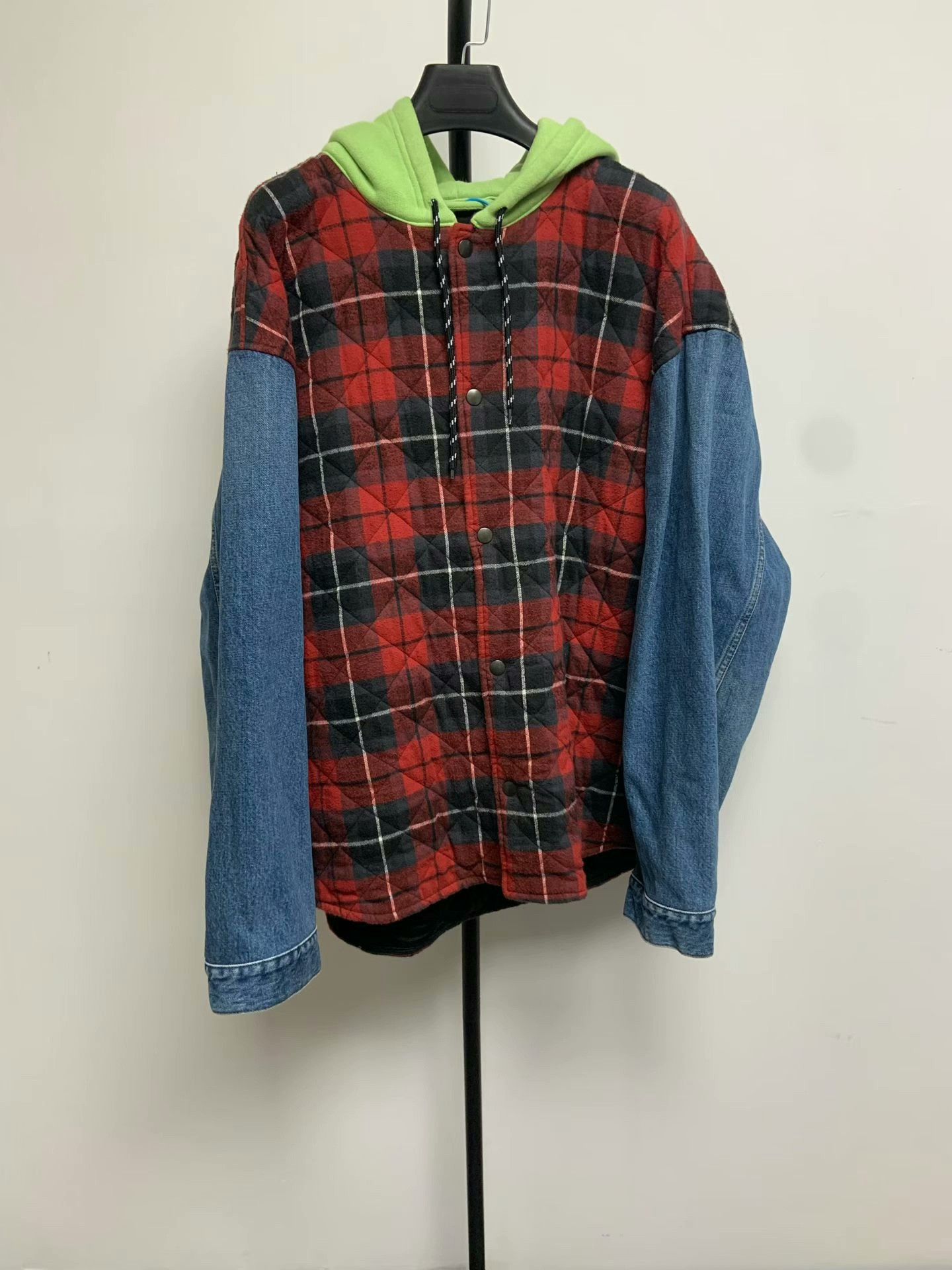 Balenciaga BALENCIAGA Denim Patchwork Jacket Size US M / EU 48-50 / 2 - 1 Thumbnail