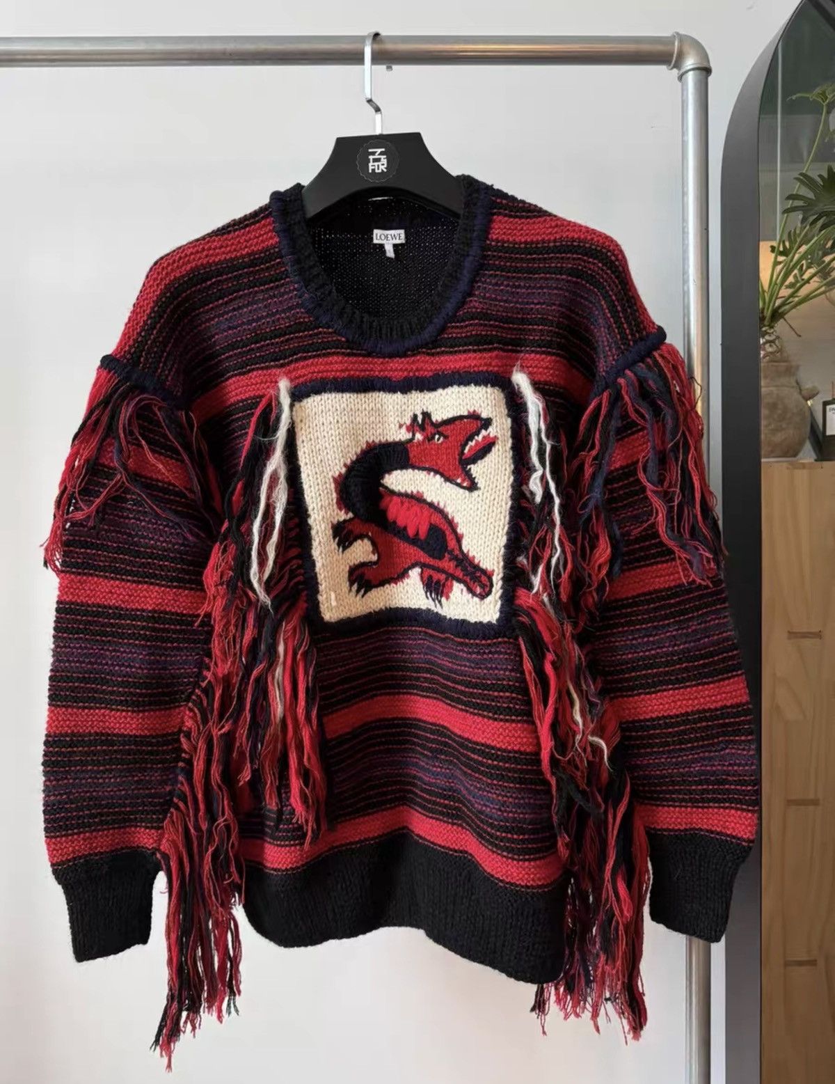Loewe LOEWE Dodo Capsule Collection Wool Sweater Size US S / EU 44-46 / 1 - 1 Thumbnail