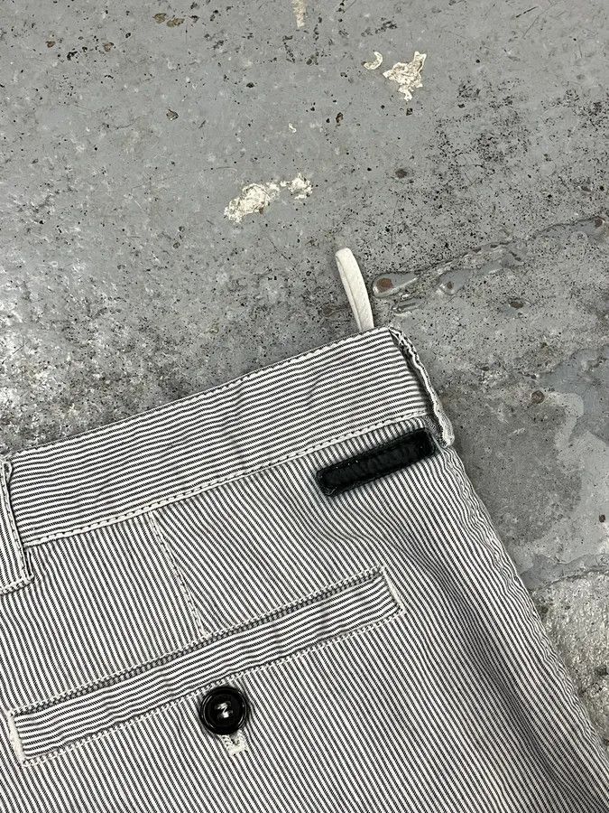 Prada SS2006 Prada Grey/White Striped Chinos Cotton Minimalist Size 52 Size US 32 / EU 48 - 11 Thumbnail