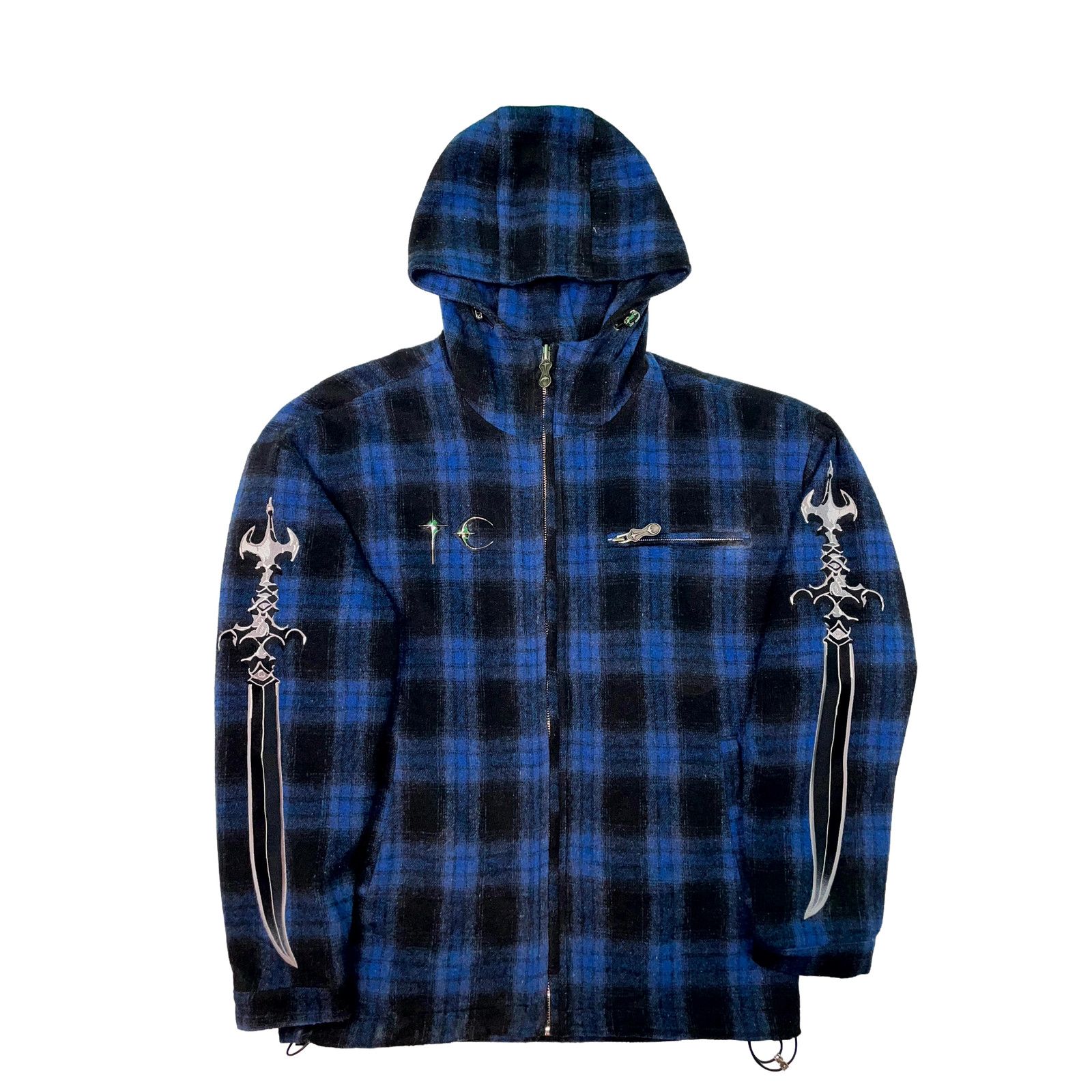 Thug Club Thug Club Blue Black Flannel Size US M / EU 48-50 / 2 - 1 Thumbnail