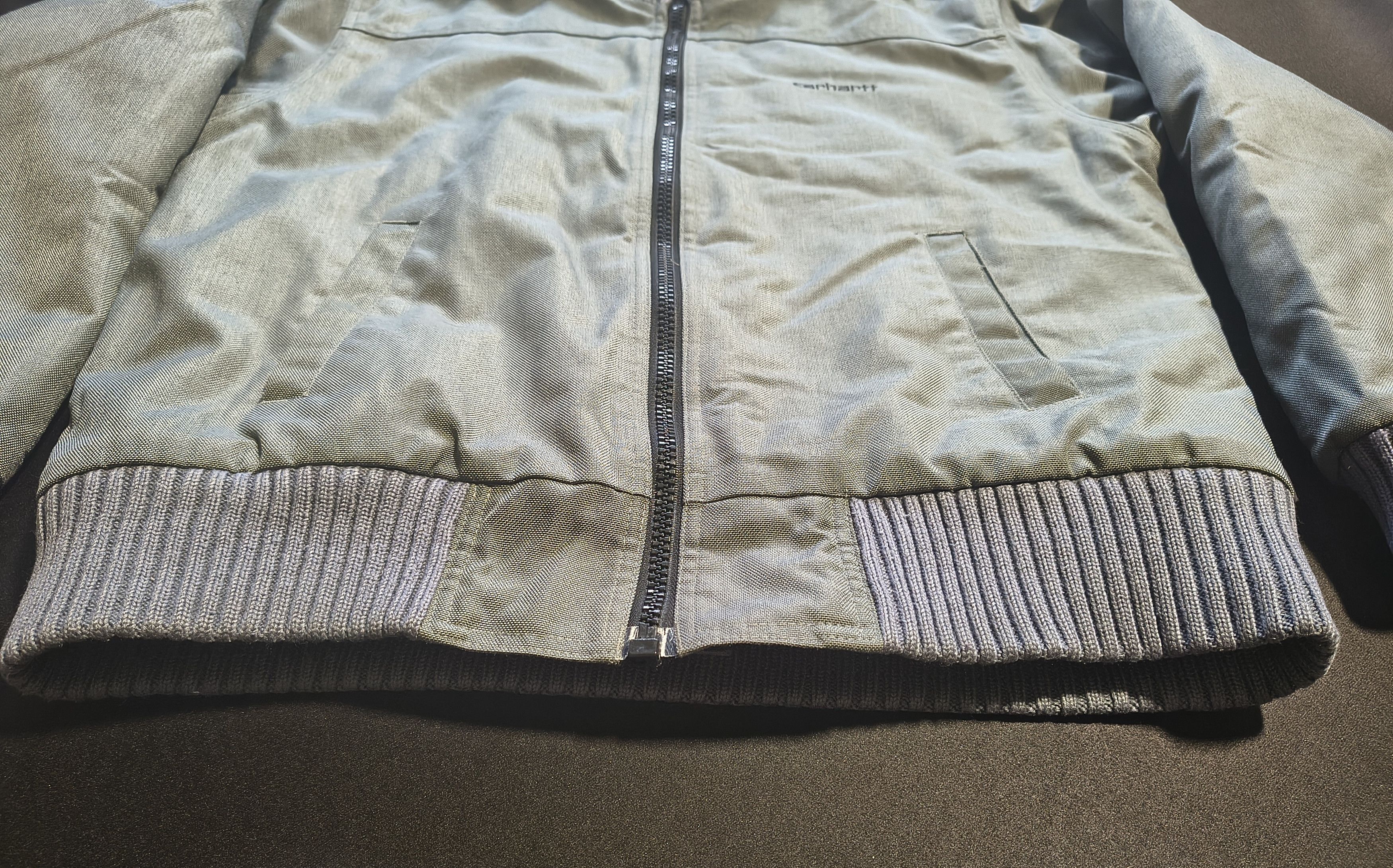 Carhartt Vintage Carhartt Cordura Bomber Jacket – Grey/Olive Size US L / EU 52-54 / 3 - 5 Thumbnail