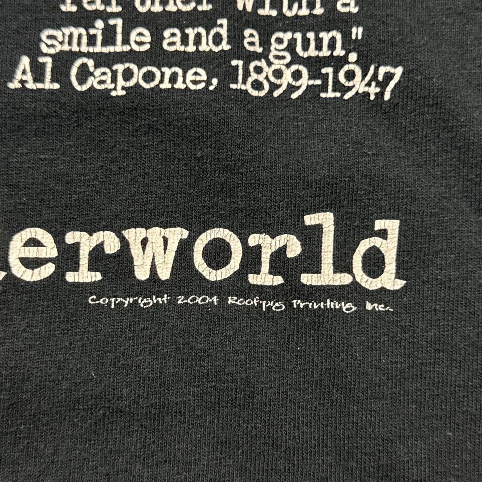 Gildan Al Capone Ganster Vintage Y2k Graphic T-Shirt Size US XL / EU 56 / 4 - 4 Thumbnail