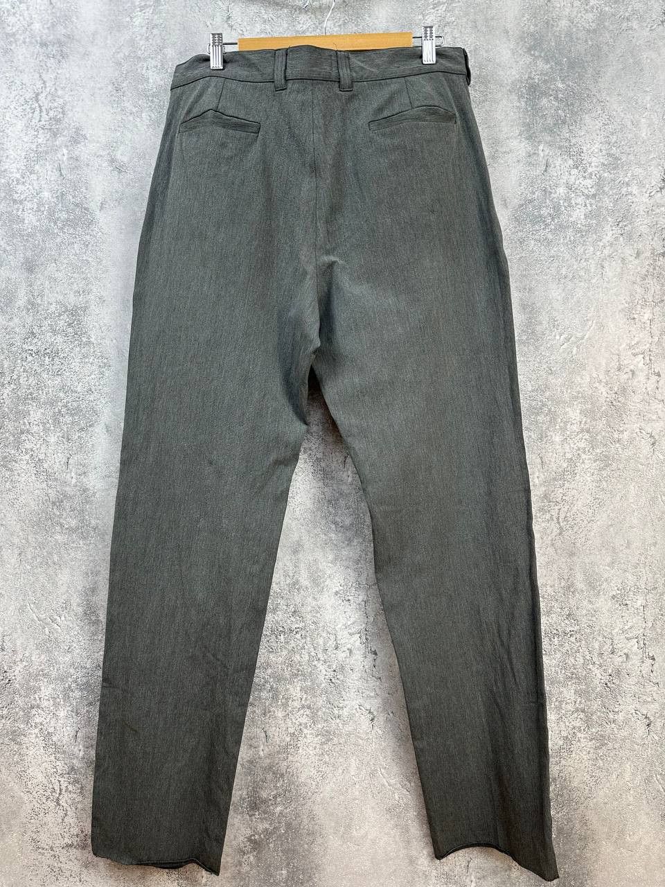 Versace Jeans Couture Versace Jeans Couture Gray Cotton-Blend Tailored Pants Size US 36 / EU 52 - 2 Thumbnail