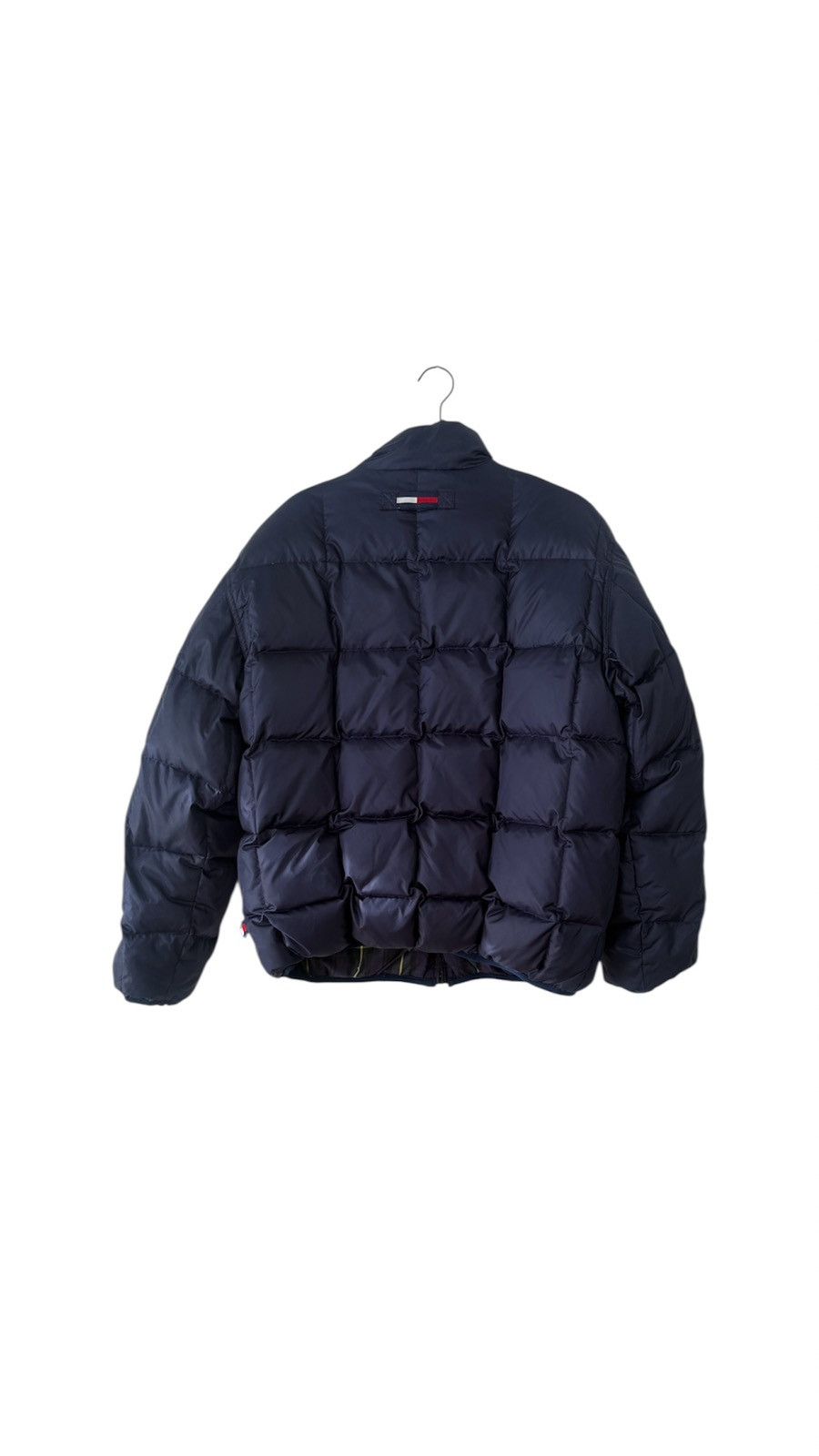 Tommy Hilfiger Tommy Hilfiger navy Plaid reversible puffer coat Size US M / EU 48-50 / 2 - 4 Thumbnail