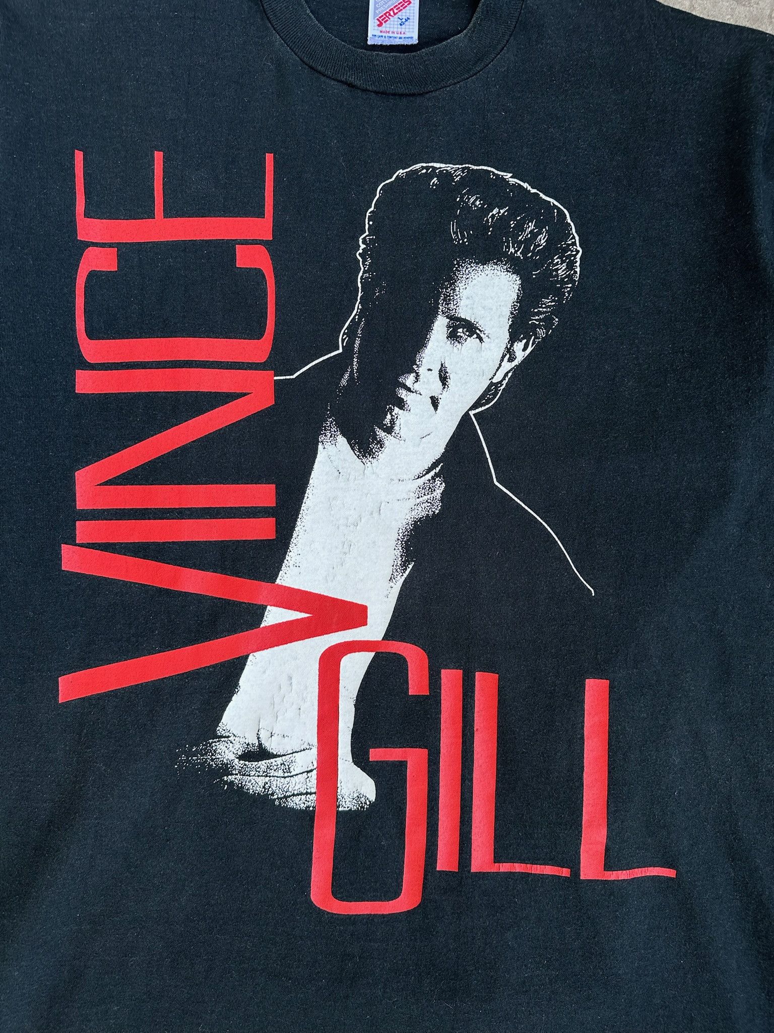 Band Tees Vintage 1992 Vince Gill Tour T-Shirt Size US L / EU 52-54 / 3 - 4 Thumbnail