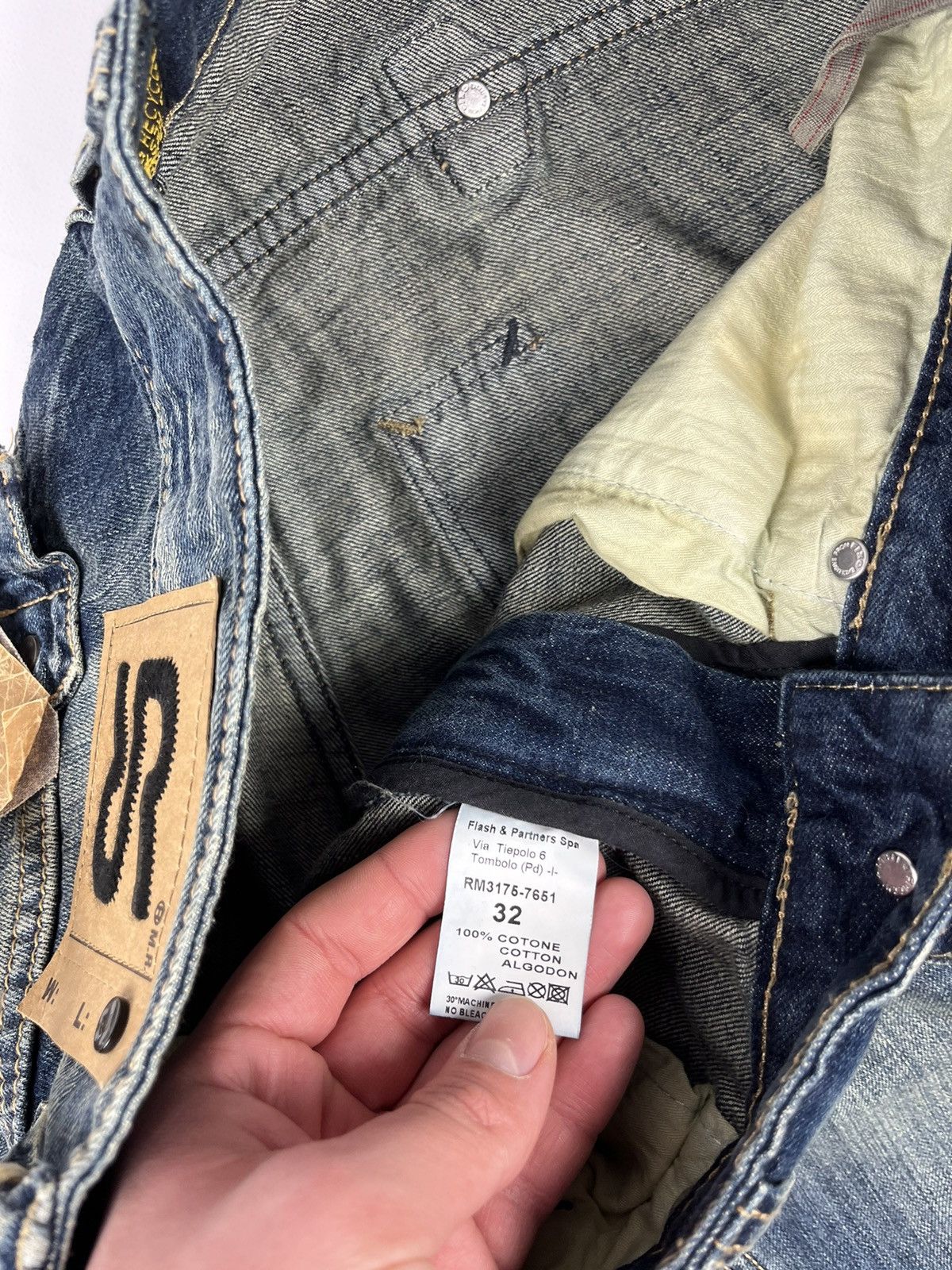 Other Jeans Dirty Pants faded crash denim thrashed y2k distressed Size US 32 / EU 48 - 4 Thumbnail