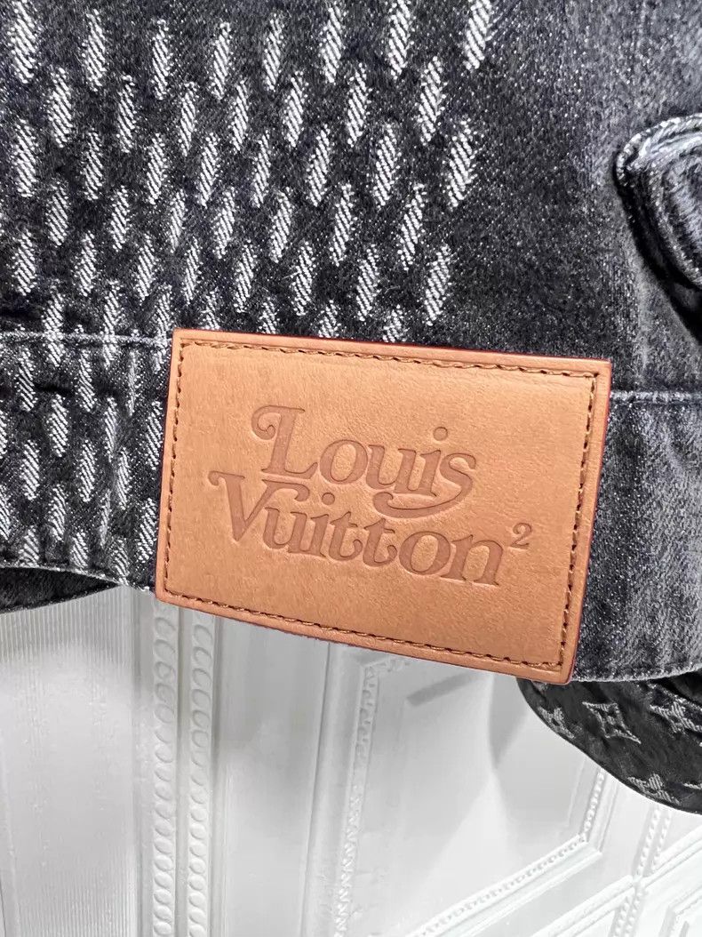 Louis Vuitton Louis Vuitton Nigo Full Logo Denim Jacket Size US M / EU 48-50 / 2 - 5 Thumbnail