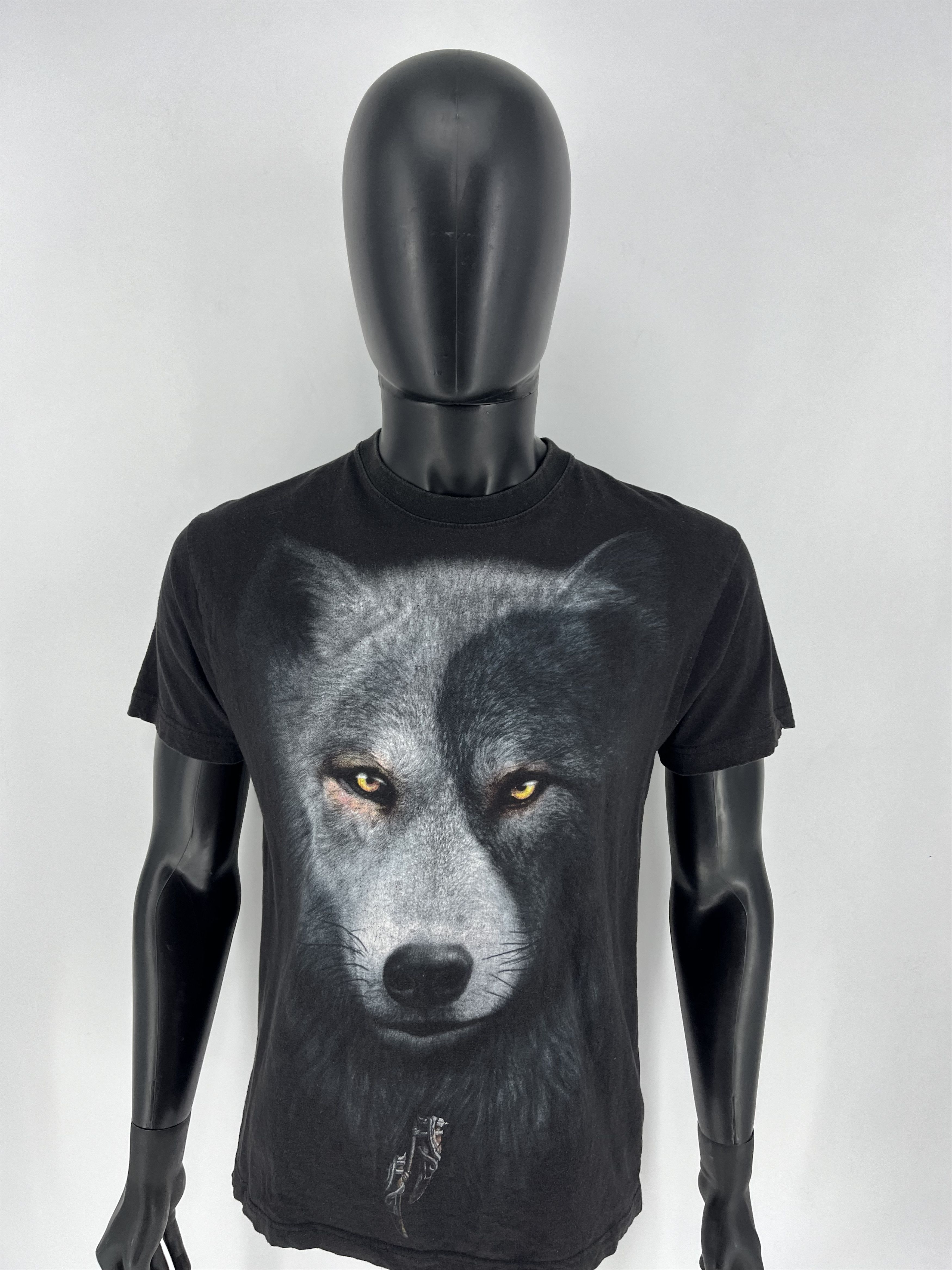 Band Tees Vintage 90s Wolf Face Boxy Fit Tee Toys Rock Spiral Size M Size US M / EU 48-50 / 2 - 5 Thumbnail