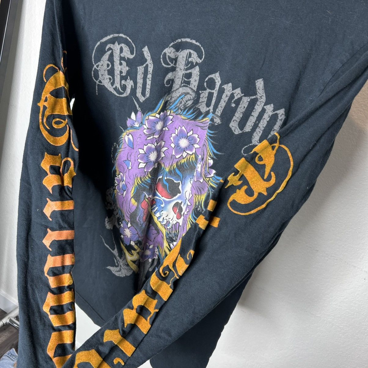 Ed Hardy Ed hardy tattoo black long sleeve tee shirt large Size US L / EU 52-54 / 3 - 5 Thumbnail