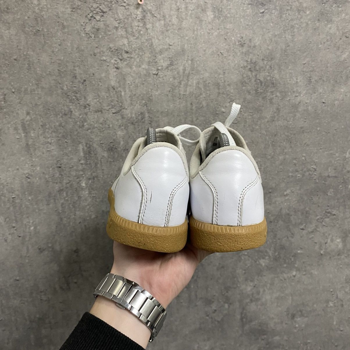 Adidas Adidas BW Sport Army Trainer Bundeswehr Leather Sneakers Size US 5.5 / EU 38 - 7 Thumbnail