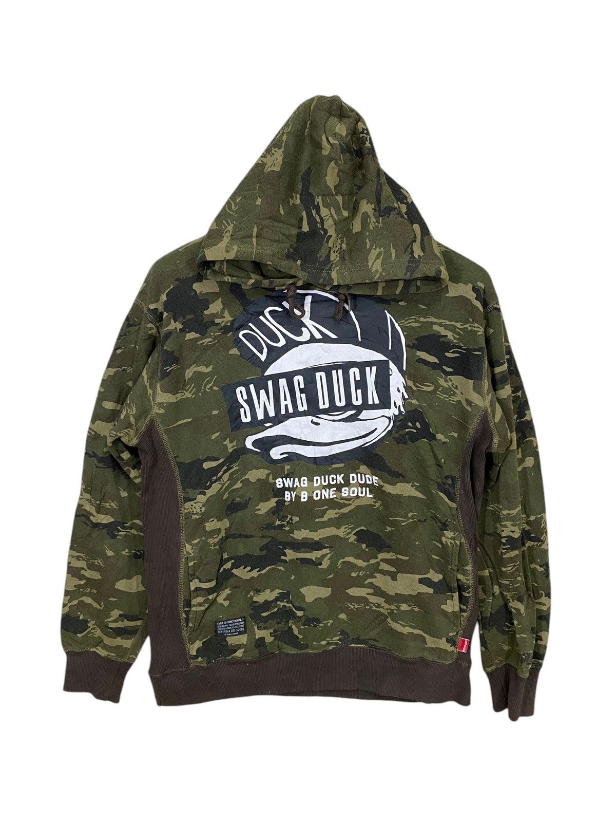 Edition Japan × Japanese Brand Swag duck dude by b one soul hoodie camo very rare Size US L / EU 52-54 / 3 - 1 Thumbnail