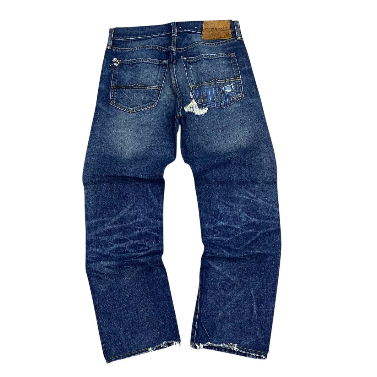 RRL Ralph Lauren Ralph Lauren Distressed Denim Pant Size US 30 / EU 46 - 8 Thumbnail