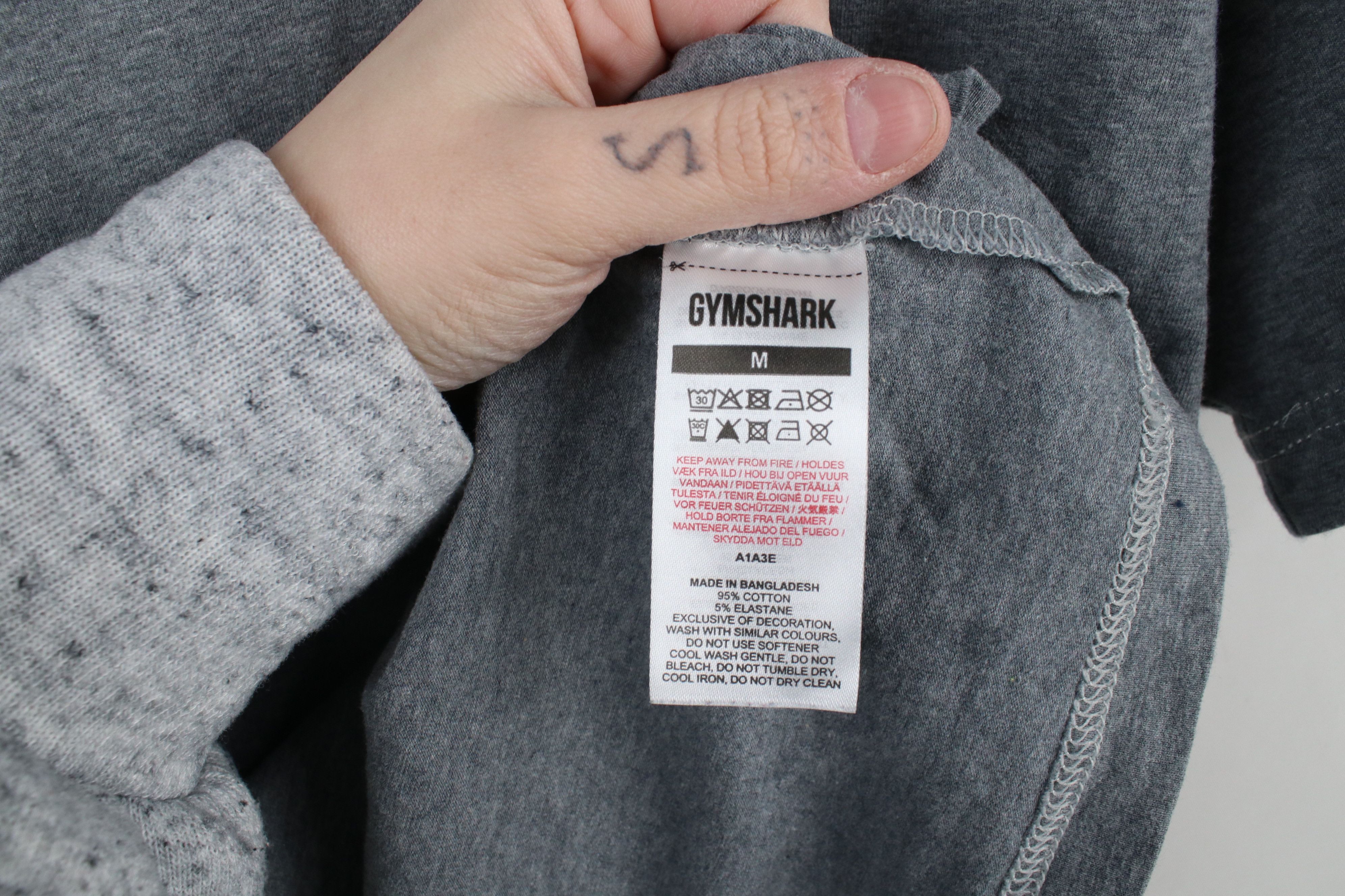 Gymshark × Vintage Gymshark Faded Essential Oversized Short Sleeve T-Shirt Gray Size US M / EU 48-50 / 2 - 8 Thumbnail