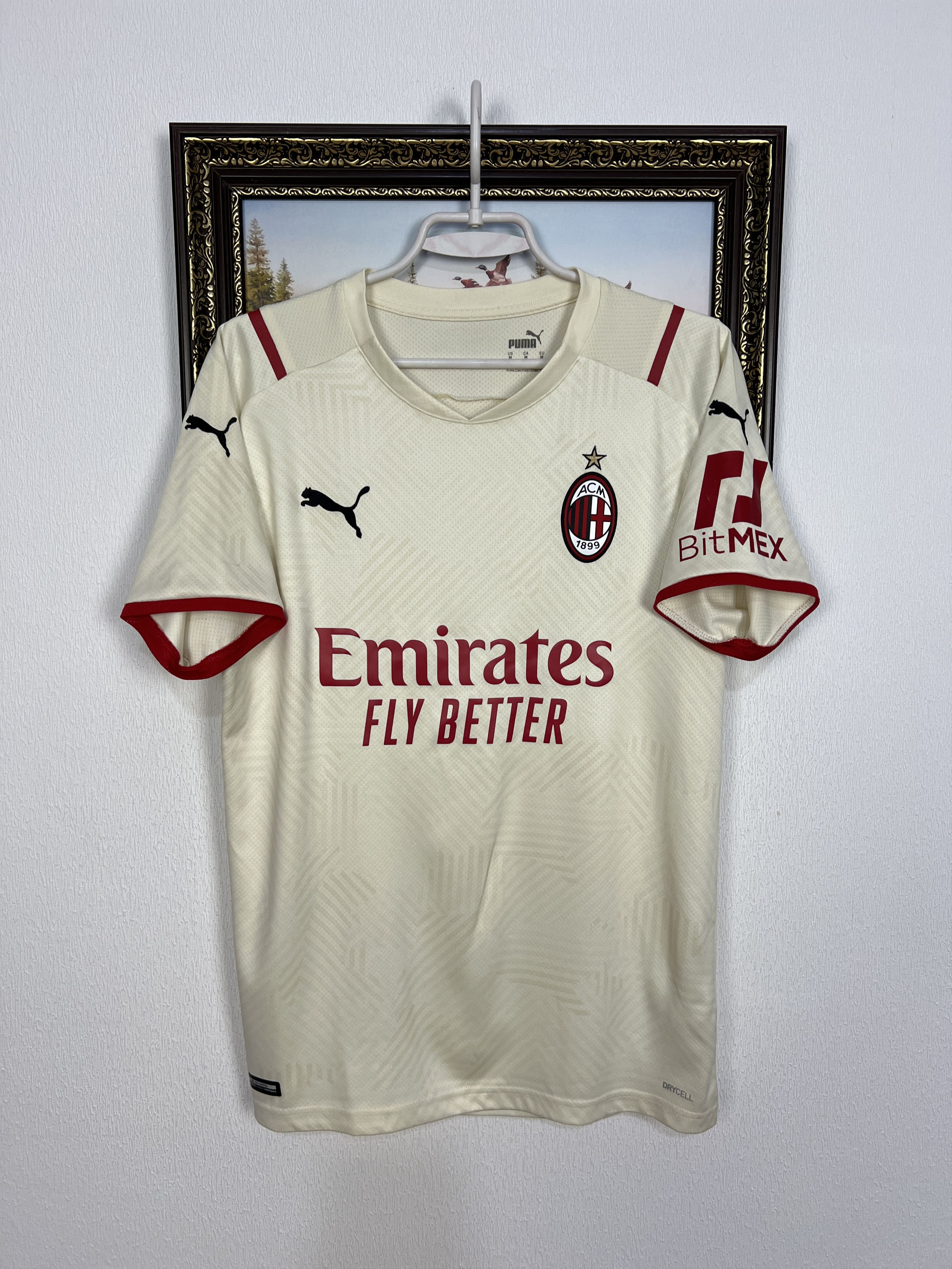 Puma AC Milan Away football shirt Soccer Jersey Maglia Trikot Size US M / EU 48-50 / 2 - 1 Thumbnail