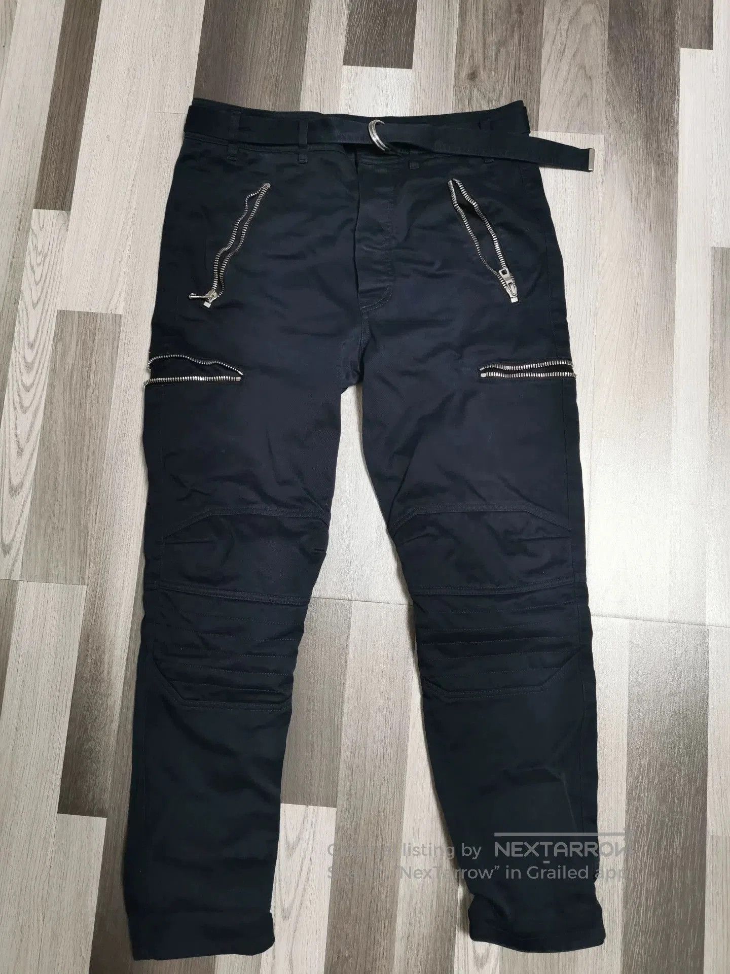 Balmain Balmain Dark Blue Cargo Pants 28 Size. Size US 28 / EU 44 - 1 Thumbnail