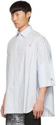 Raf Simons o1y0325 Logo Solid Color Shirt in Light Blue Size US S / EU 44-46 / 1 - 3 Thumbnail