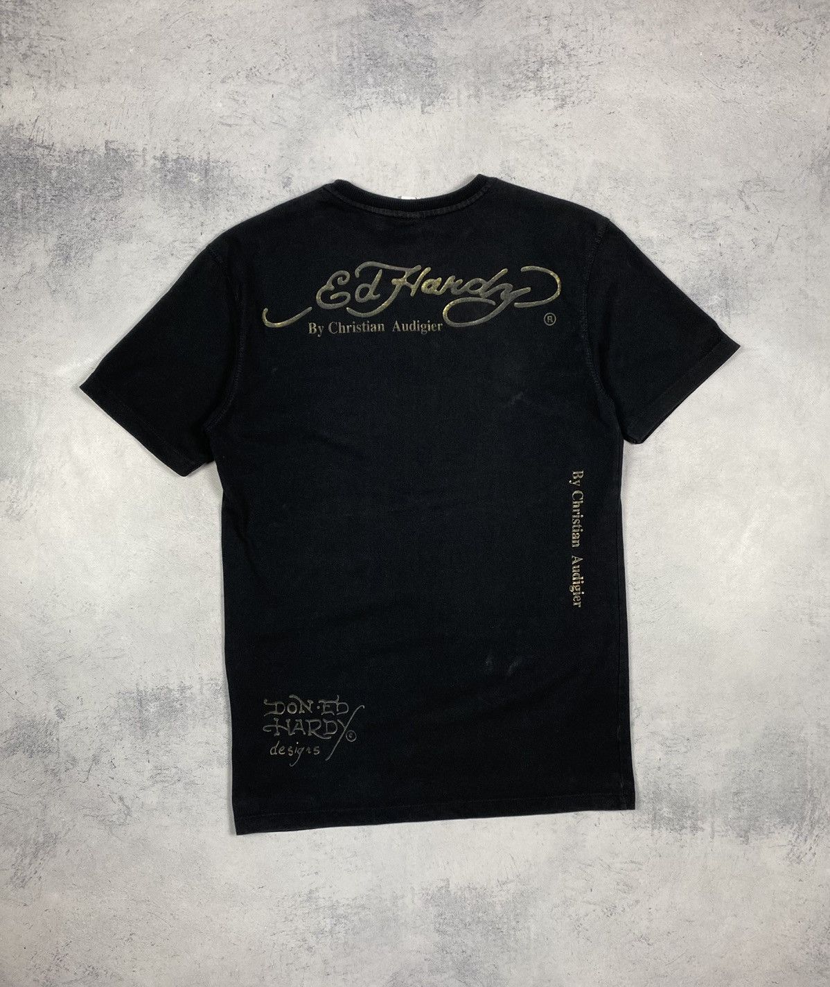 Ed Hardy Vintage Y2K Ed Hardy By Christian Audigier Germany T Shirt Size US L / EU 52-54 / 3 - 13 Thumbnail