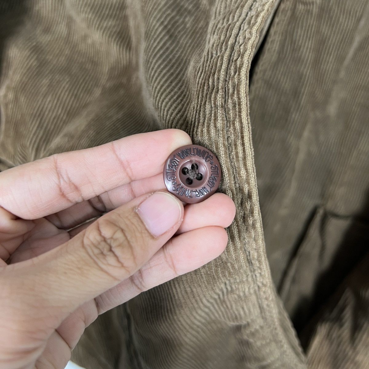 Stussy 🔥 STUSSY DYED CORDUROY CHORE JACKET Size US XL / EU 56 / 4 - 15 Thumbnail