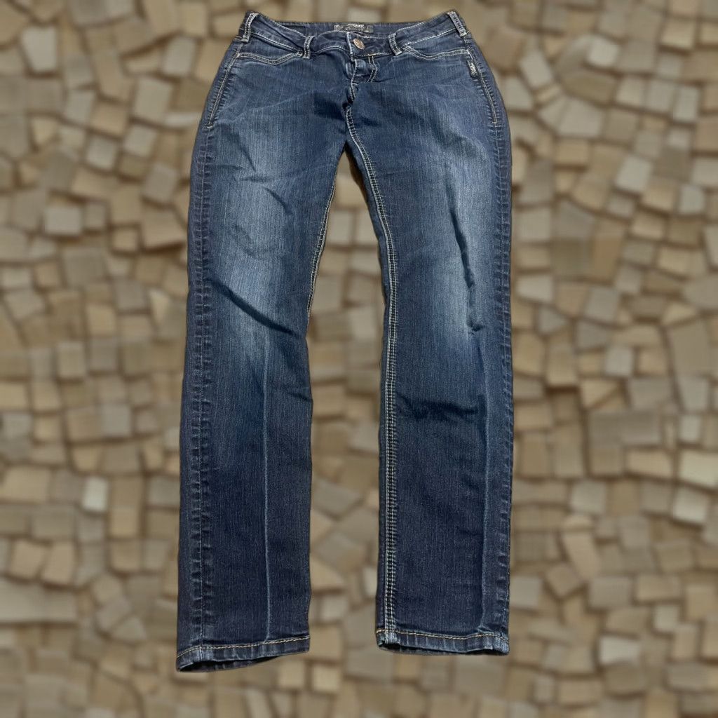Silver Jeans Co. VINTAGE? Silver Jeans Women’s SUKI Jegging Denim Pockets Blue 29/31 Jeans Size 29" - 1 Thumbnail