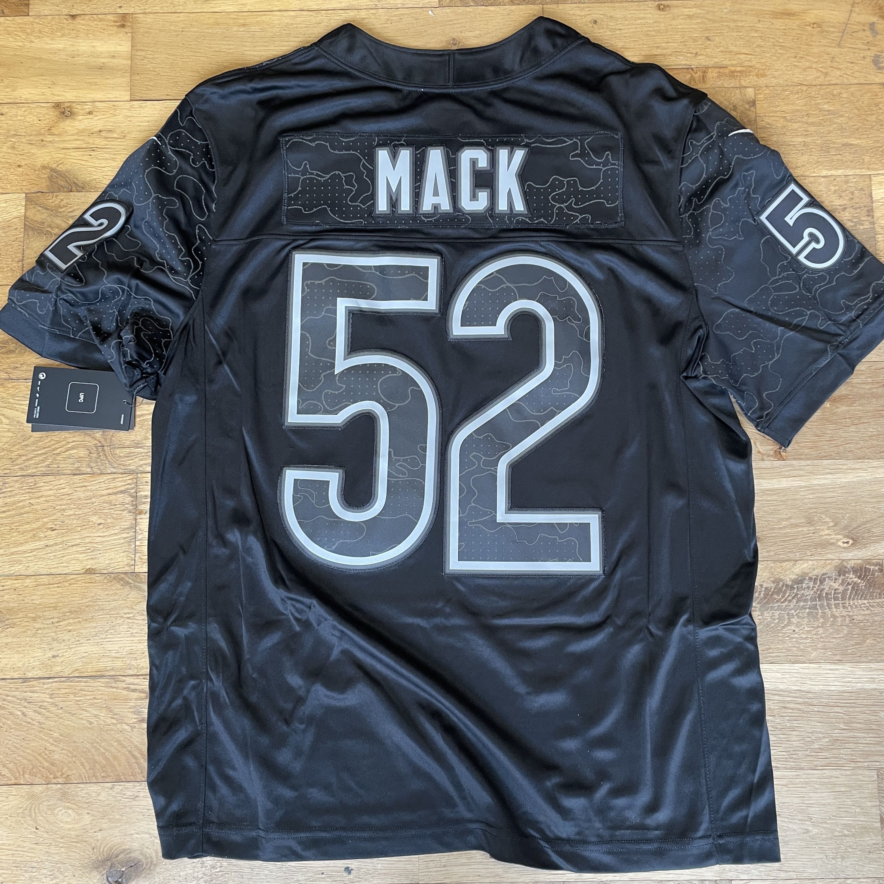 NFL × Nike NIKE CHICAGO BEARS MACK # 52 JERSEY T-SHIRT-NEW-TAGS Size L Size US L / EU 52-54 / 3 - 7 Thumbnail