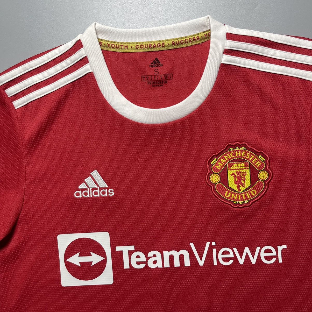Adidas MAN UNITED ADIDAS 2021/2022 SOCCER HOME JERSEY #59 MAINOO Size US S / EU 44-46 / 1 - 6 Thumbnail
