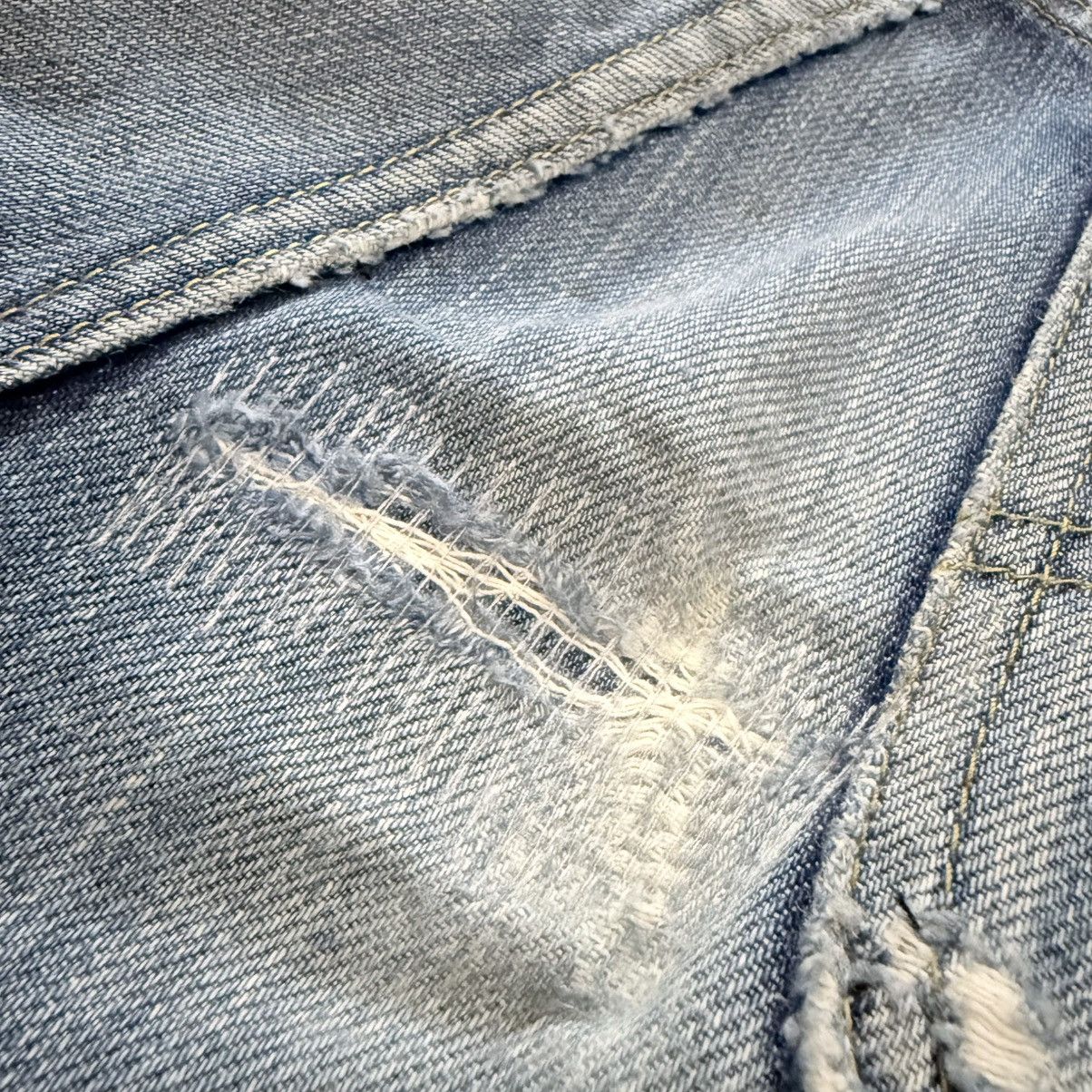 Lee × Number (N)ine Flared Vintage 90s Lee Distressed Faded Japanese Denim Size US 30 / EU 46 - 10 Thumbnail
