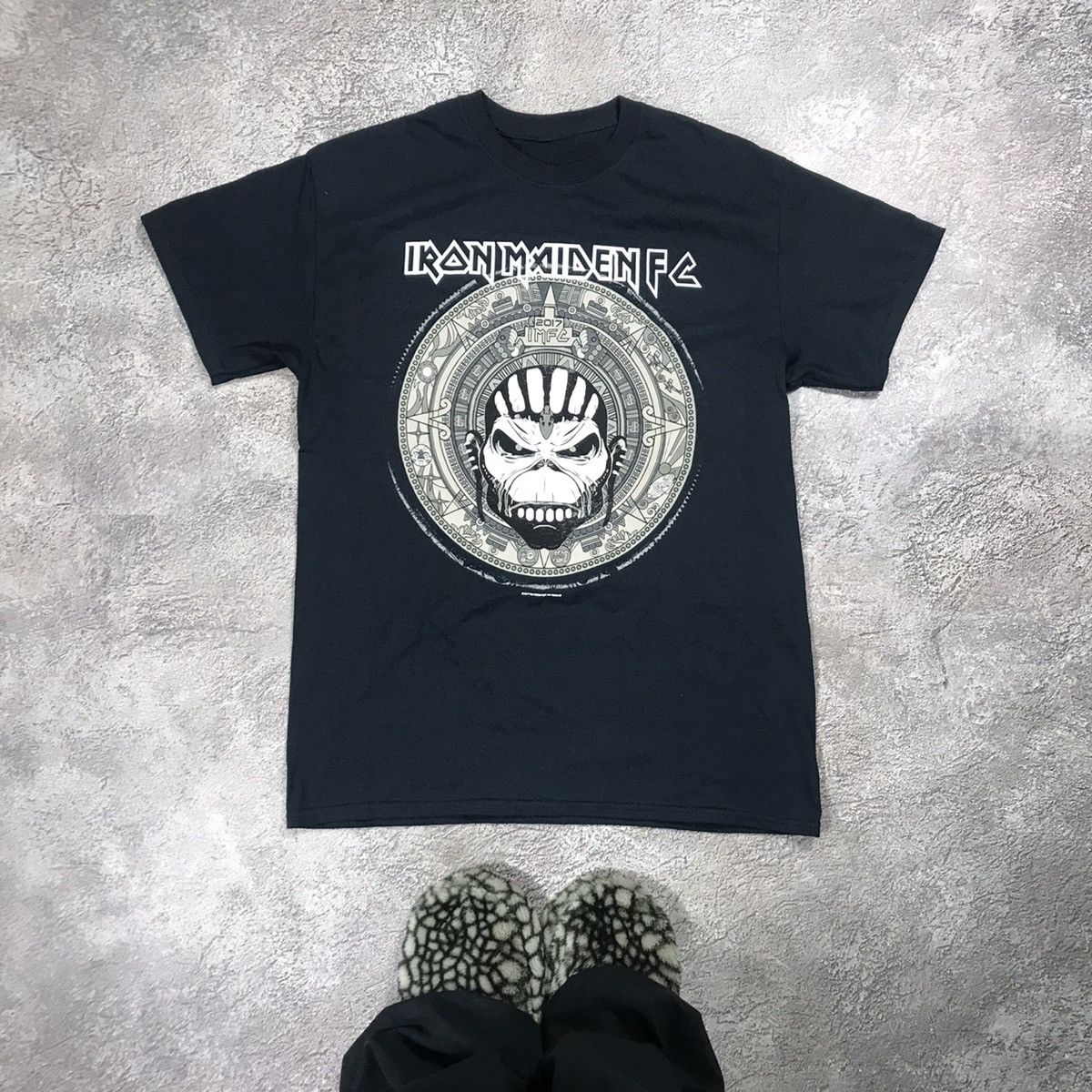 Vintage Vintage Iron Maiden Band Tee Graphic Horror Punk Grunge M Size US M / EU 48-50 / 2 - 1 Thumbnail