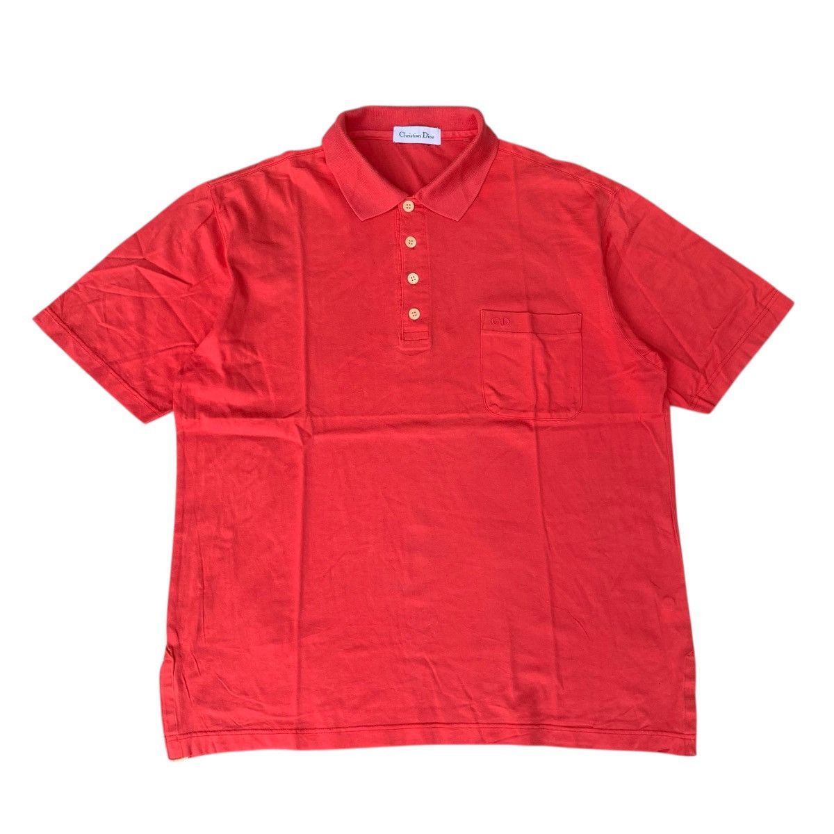Christian Dior Monsieur × Dior × Vintage Vintage Christian Dior Polo Shirt Size US L / EU 52-54 / 3 - 1 Thumbnail