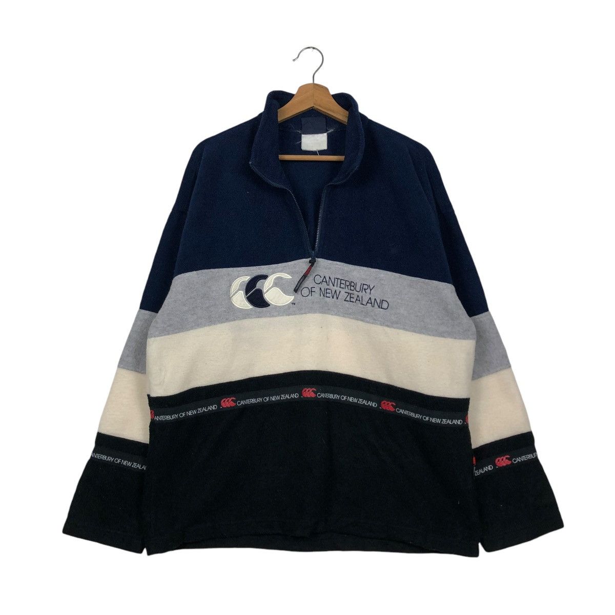 Canterbury of New Zealand 🔥VINTAGE SWEATSHIRT HALF ZIPPER CANTERBURY OF NEW ZEALAND Size US M / EU 48-50 / 2 - 13 Thumbnail