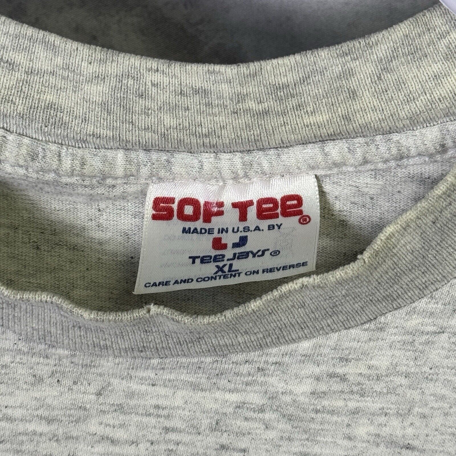 Vintage Vintage Cheers Boston T Shirt Mens XL Gray 90s Short Sleeve Size US XL / EU 56 / 4 - 4 Thumbnail