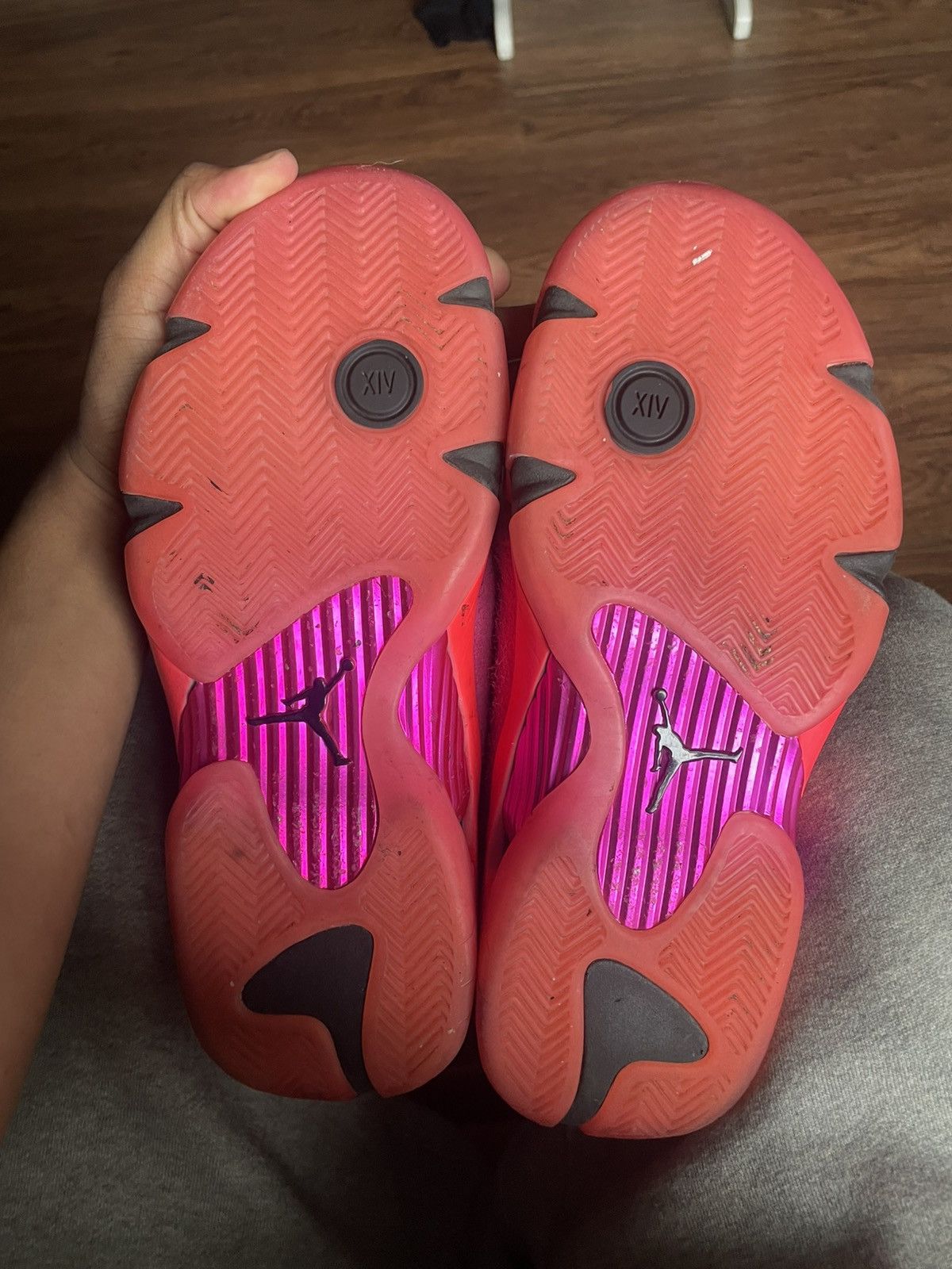 Jordan Brand Jordan 14 shocking pink size 8 womens Size US 8 / IT 38 - 6 Thumbnail