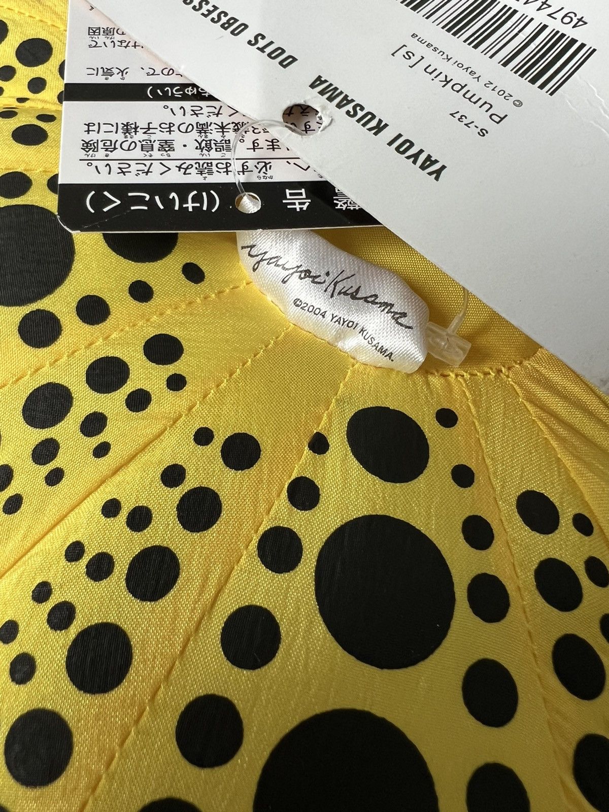 Yayoi Kusama Yayoyi pumpkin Plush Soft sculpture Small Size ONE SIZE - 4 Thumbnail