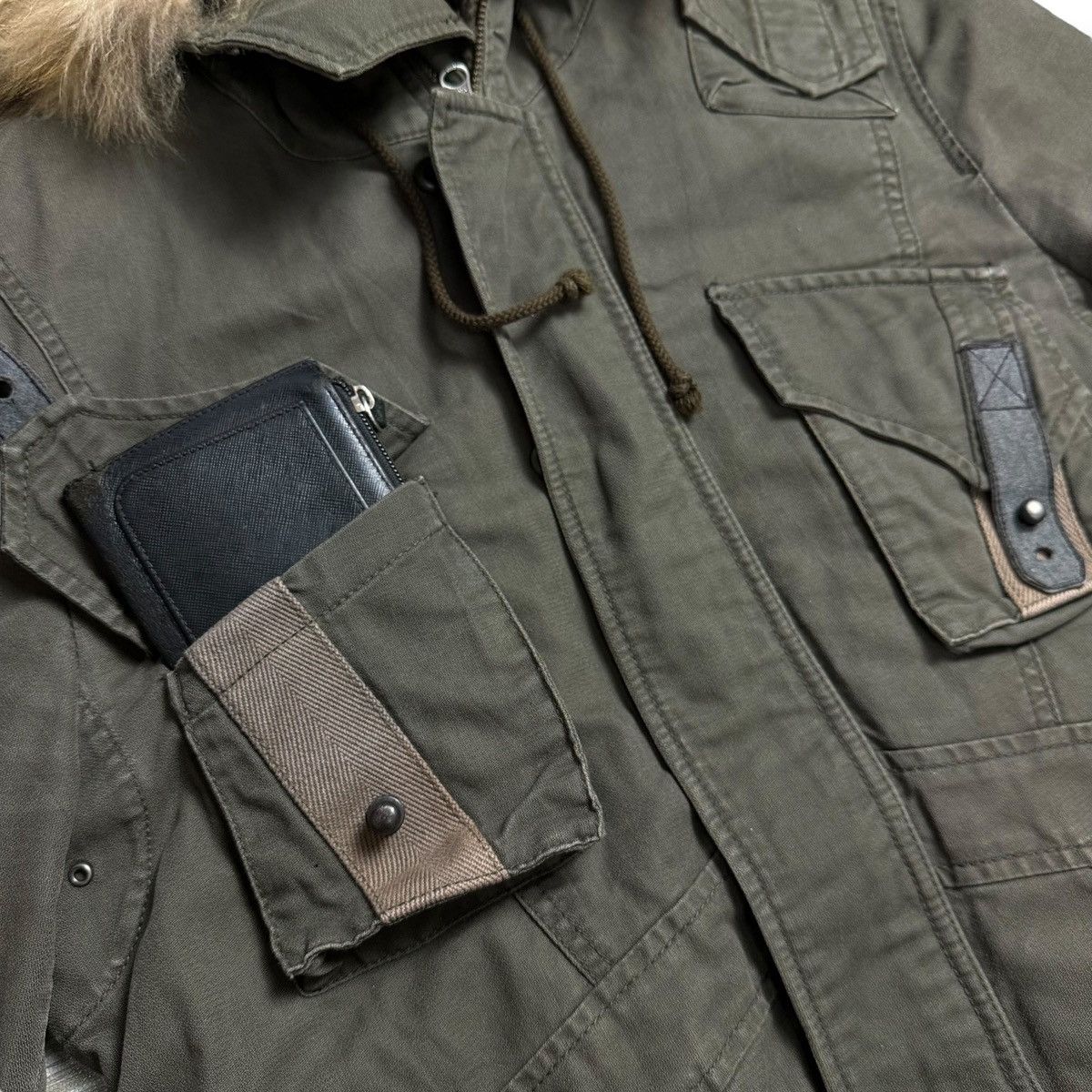 PPFM PPFM IfSixWasNine LGB Gorpcore Tactical Military Fur Jacket Size US L / EU 52-54 / 3 - 17 Thumbnail