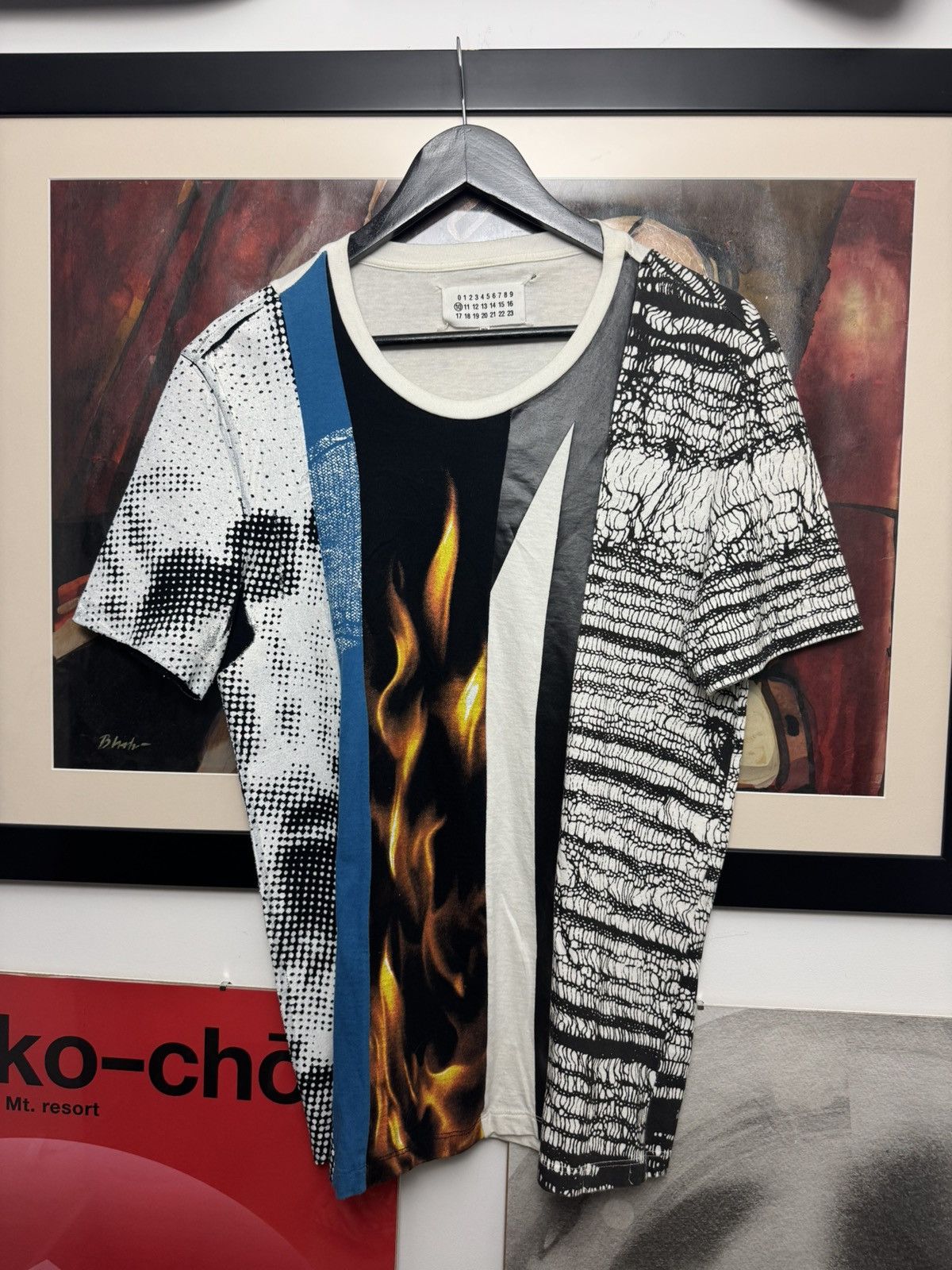 Maison Margiela Maison Margiela 21ss Red Print T-shirt - dmc | Grailed