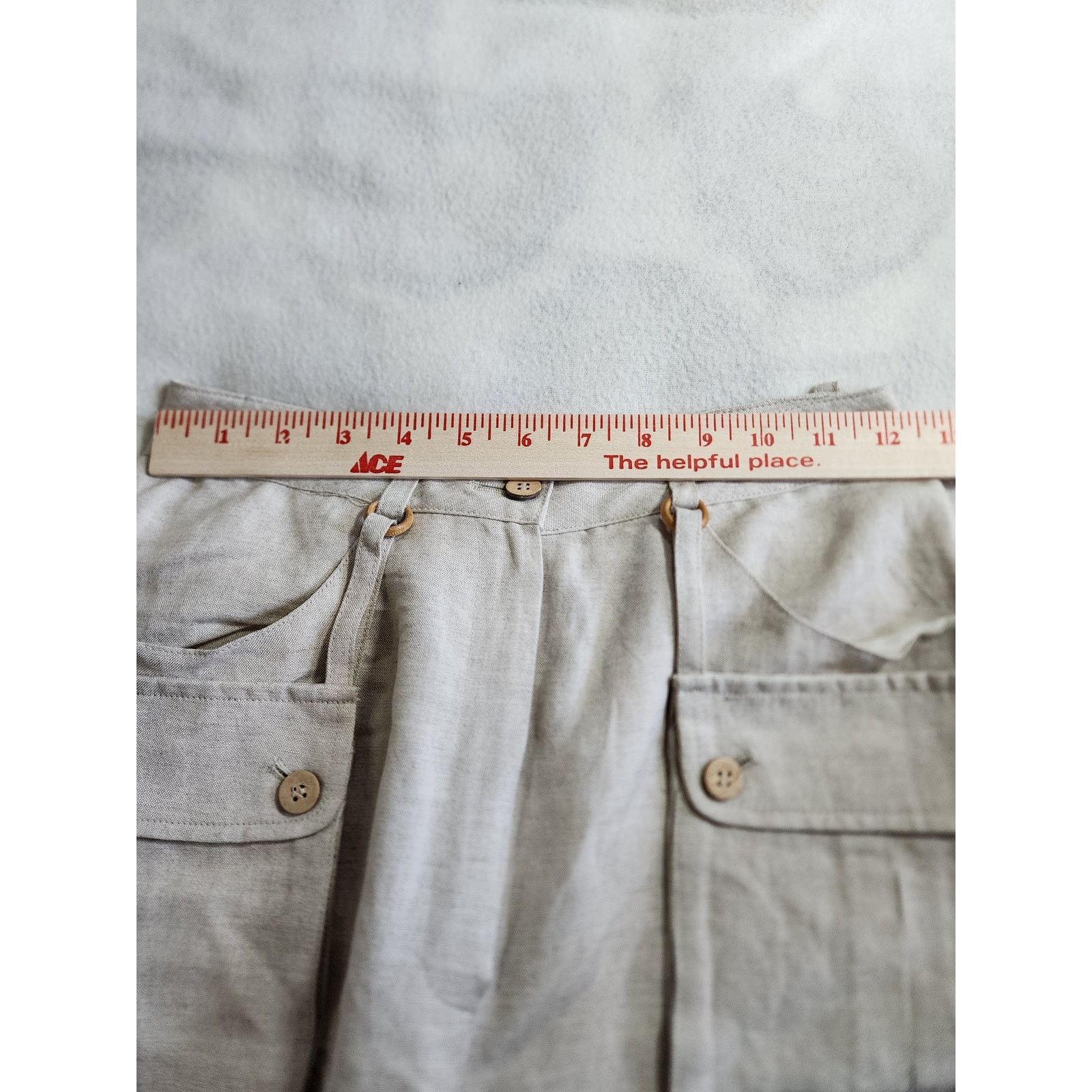 Other Creatore Korean Streetwear Linen Blend Pants XXS 0 24 Size 24" / US 00 / IT 34 - 5 Thumbnail