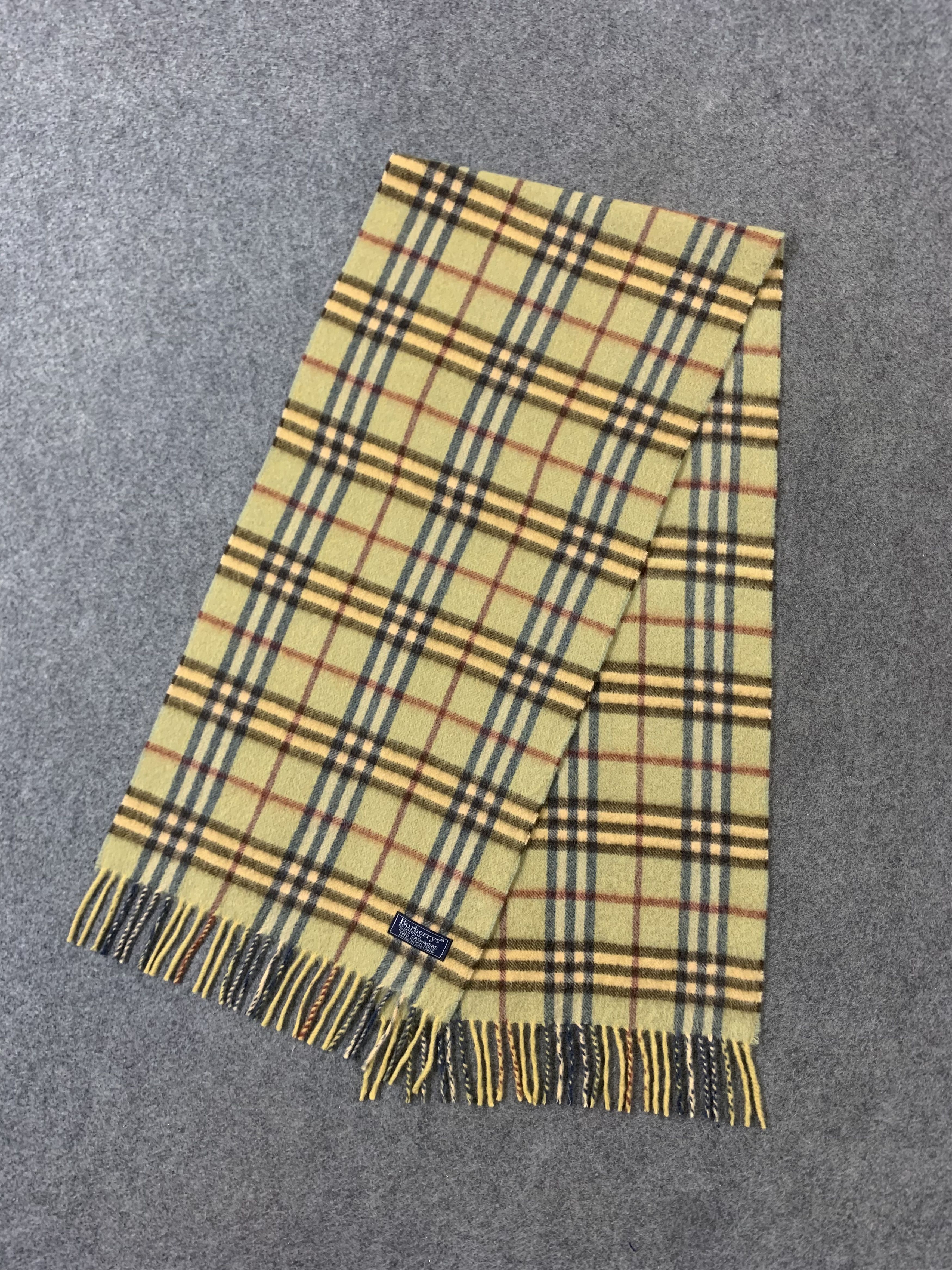Burberry Burberry Scarf Cashmere Muffler Neck Wrap BL9305 Size ONE SIZE - 4 Thumbnail