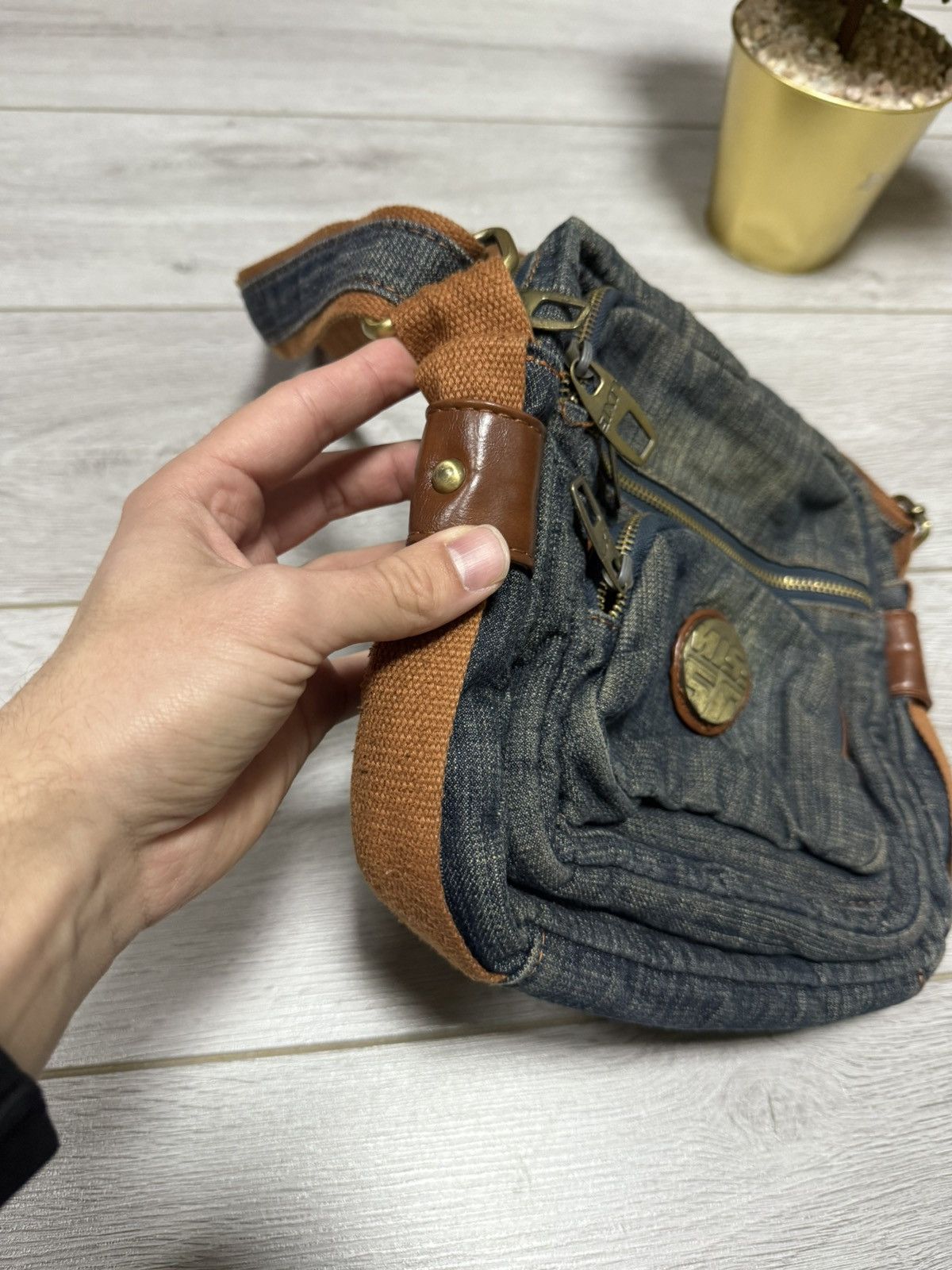 Miss Sixty Miss 60 sixty denim jacket shoulder crossbody big logo Size ONE SIZE - 4 Thumbnail