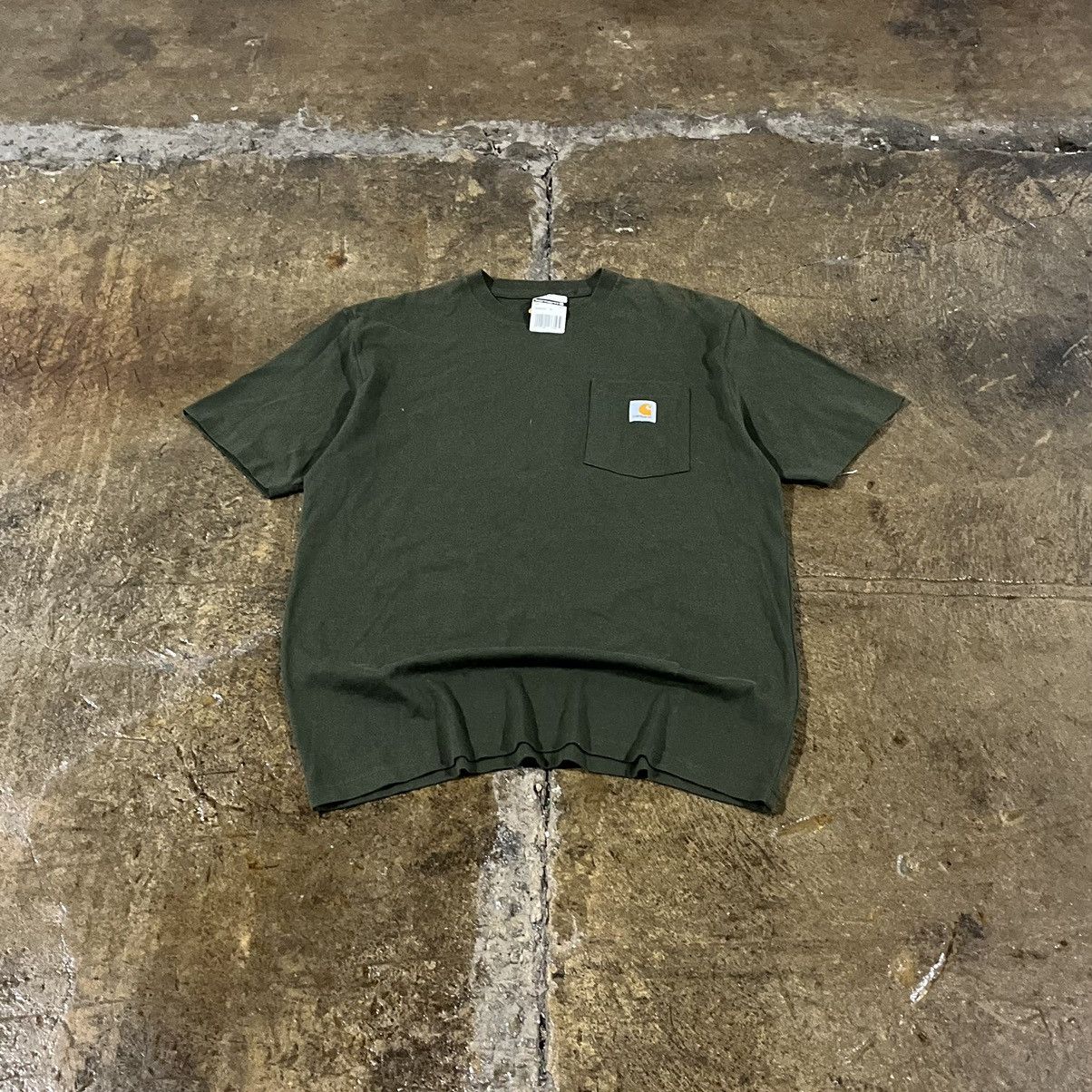 Carhartt × Vintage Crazy Y2K Carhartt Pock Tee Essential Workwear Skater NWT Size US XL / EU 56 / 4 - 1 Thumbnail