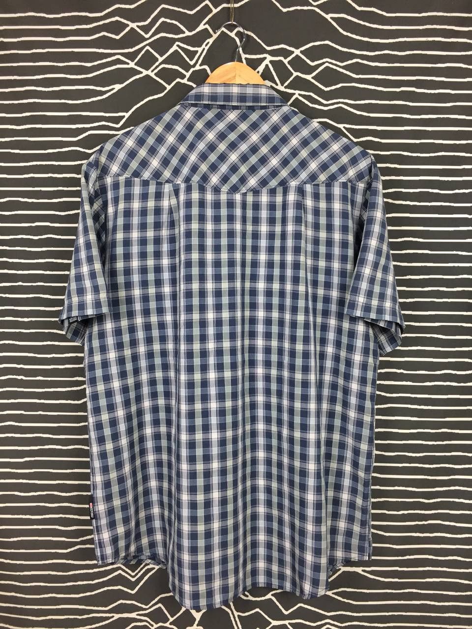 Split SPLIT Skateboards Pearl Snap Button Western Plaid Shirt Size US XL / EU 56 / 4 - 7 Thumbnail