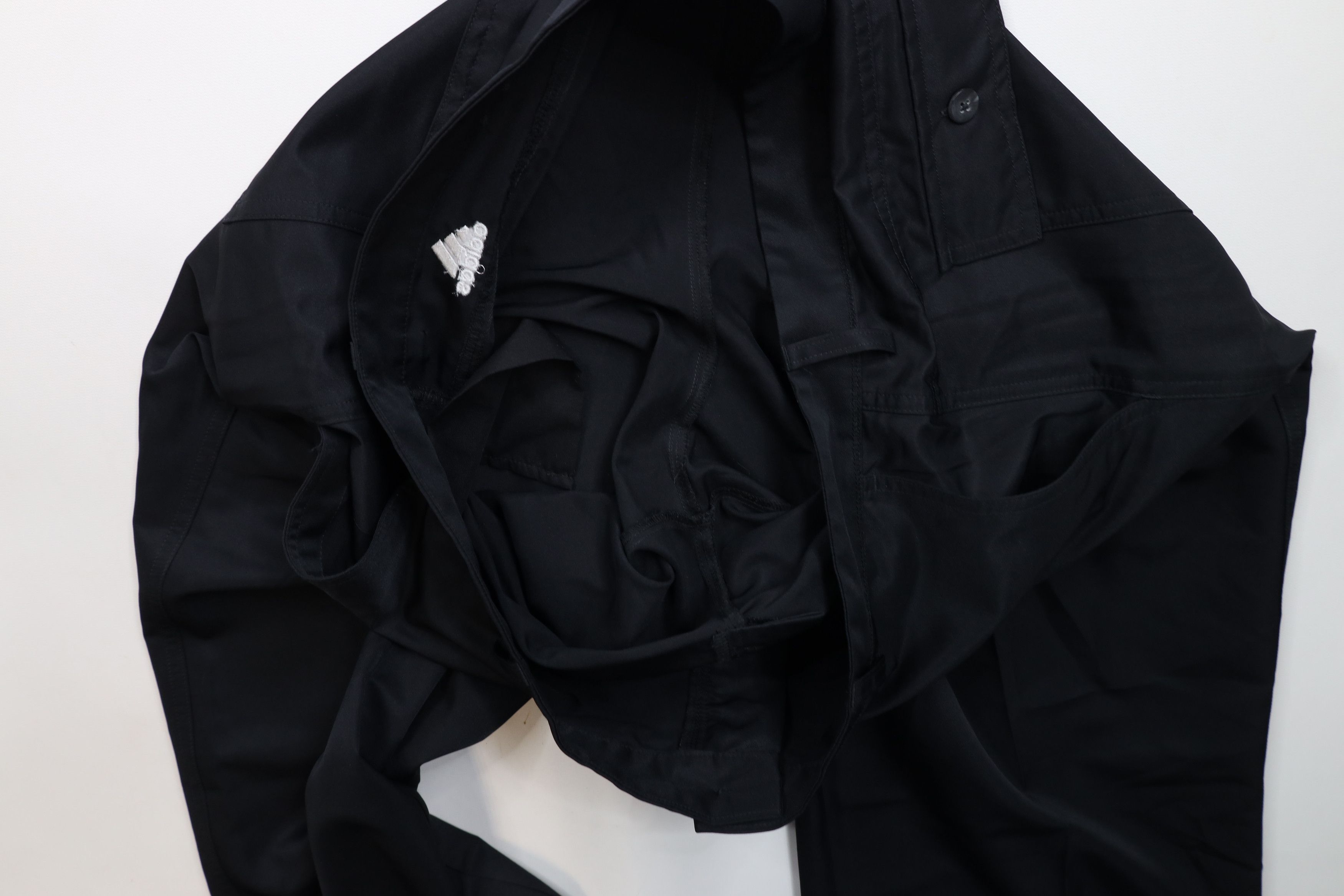 Adidas × Vintage Vintage Y2K Adidas Golf Wide Leg Tech Chino Pants Black Size US 38 / EU 54 - 7 Thumbnail